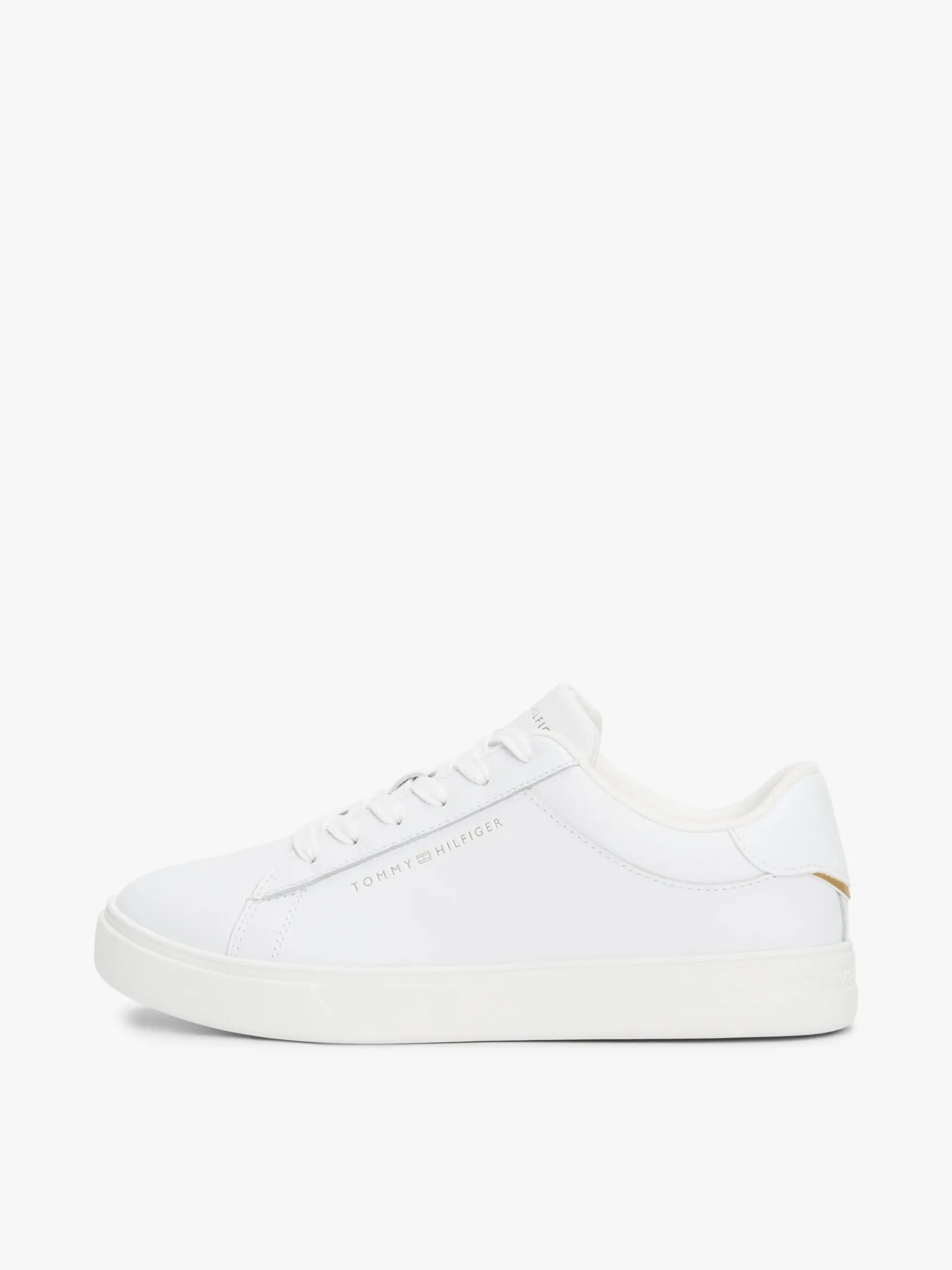 Tommy Hilfiger Court-Sneaker aus Leder WHITE Store