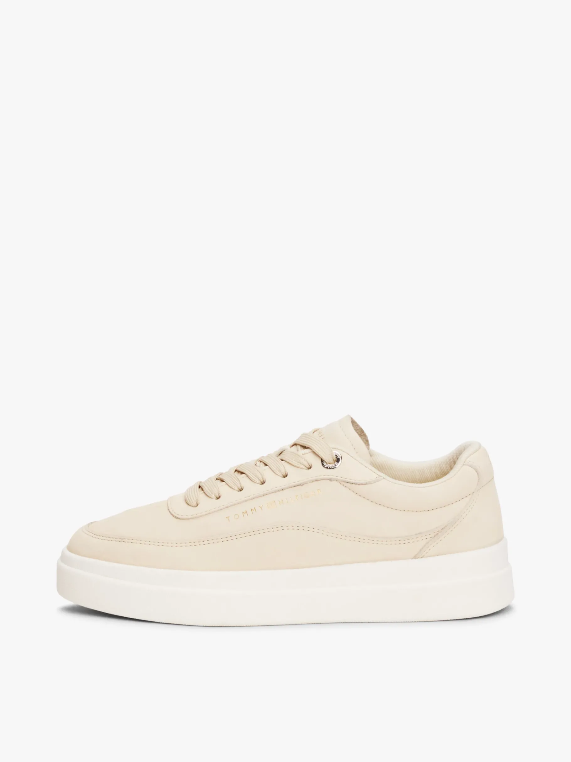 Tommy Hilfiger Court-Sneaker aus Leder mit Metallic-Logo MUSLIN Best