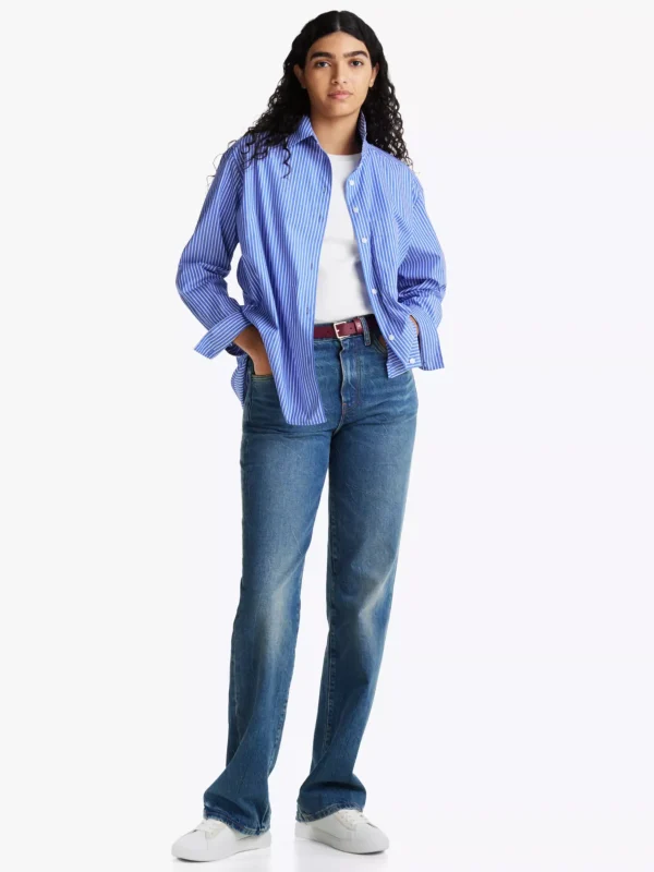 Tommy Hilfiger Court-Sneaker aus Leder mit Metallic-Details WHITE Best Sale