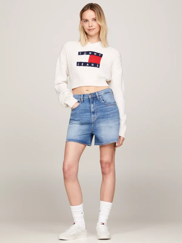 Tommy Hilfiger Court-Sneaker aus Wildleder mit Struktur-Mix ECRU Sale