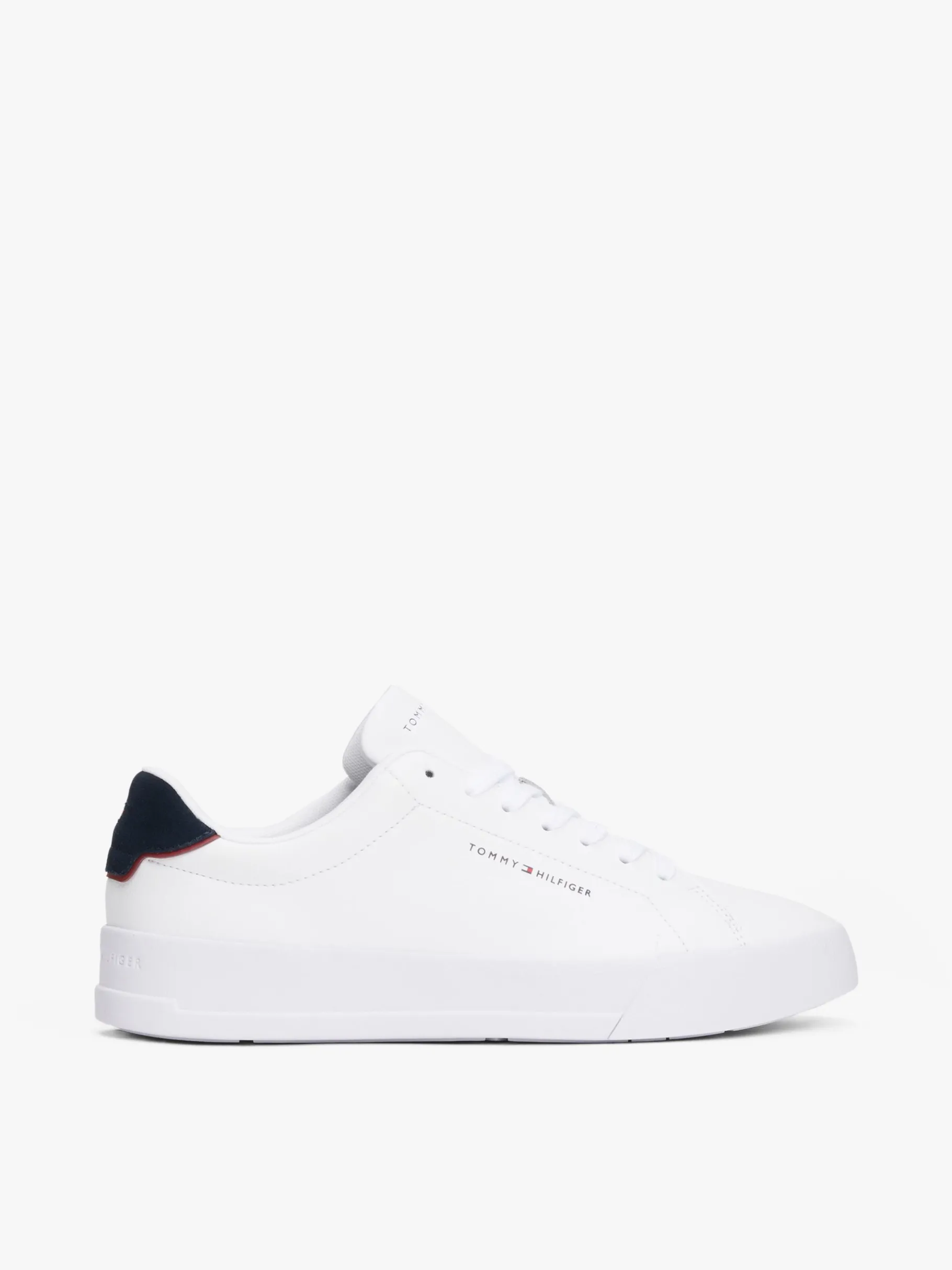 Tommy Hilfiger Court-Sneaker mit Logo WHITE/DESERT SKY Hot