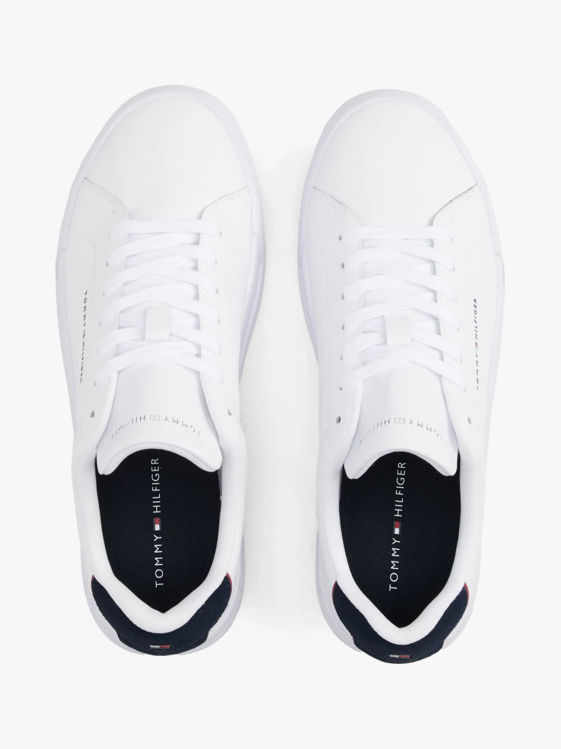 Tommy Hilfiger Court-Sneaker mit Logo WHITE/DESERT SKY Hot