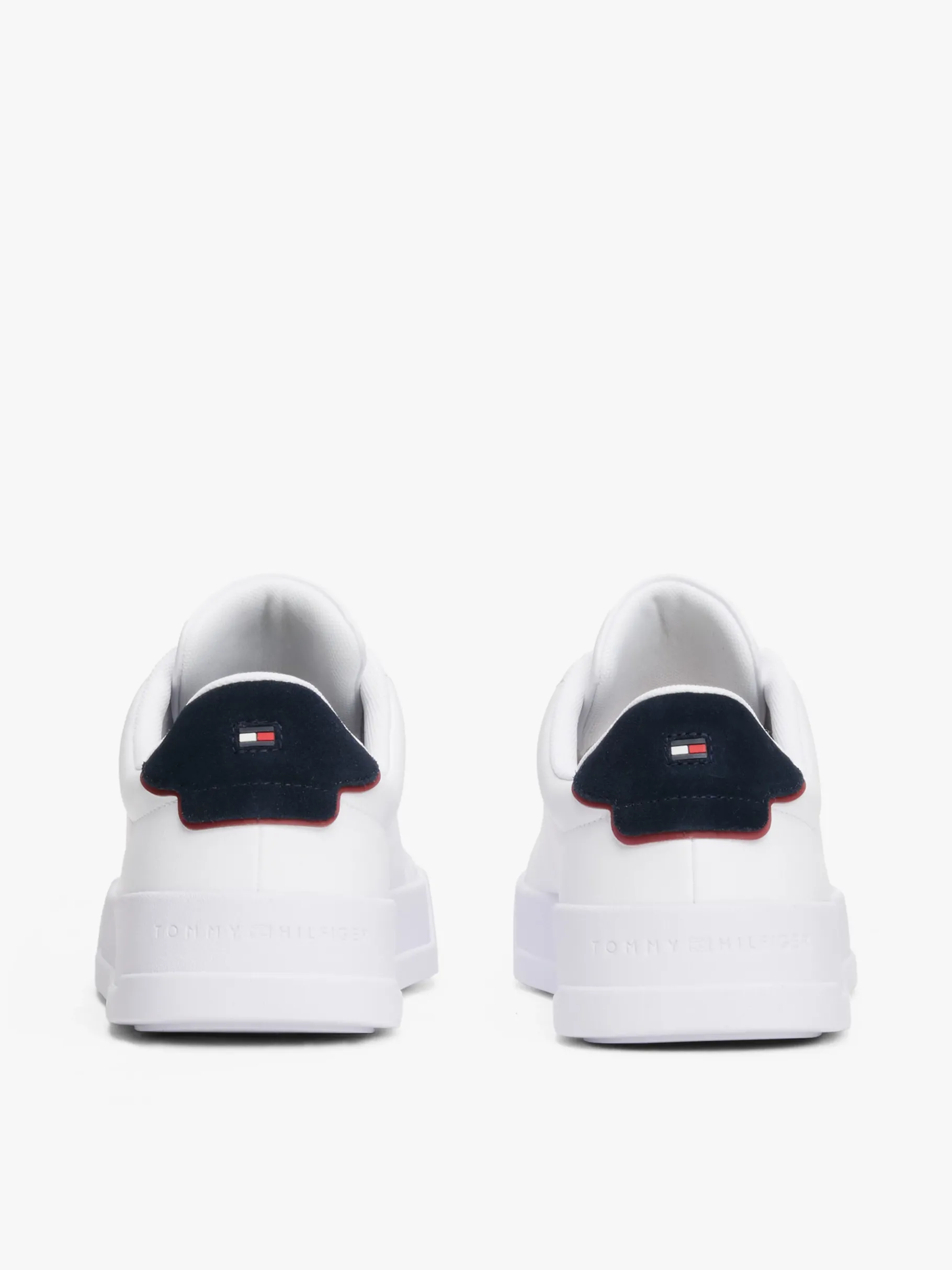 Tommy Hilfiger Court-Sneaker mit Logo WHITE/DESERT SKY Hot