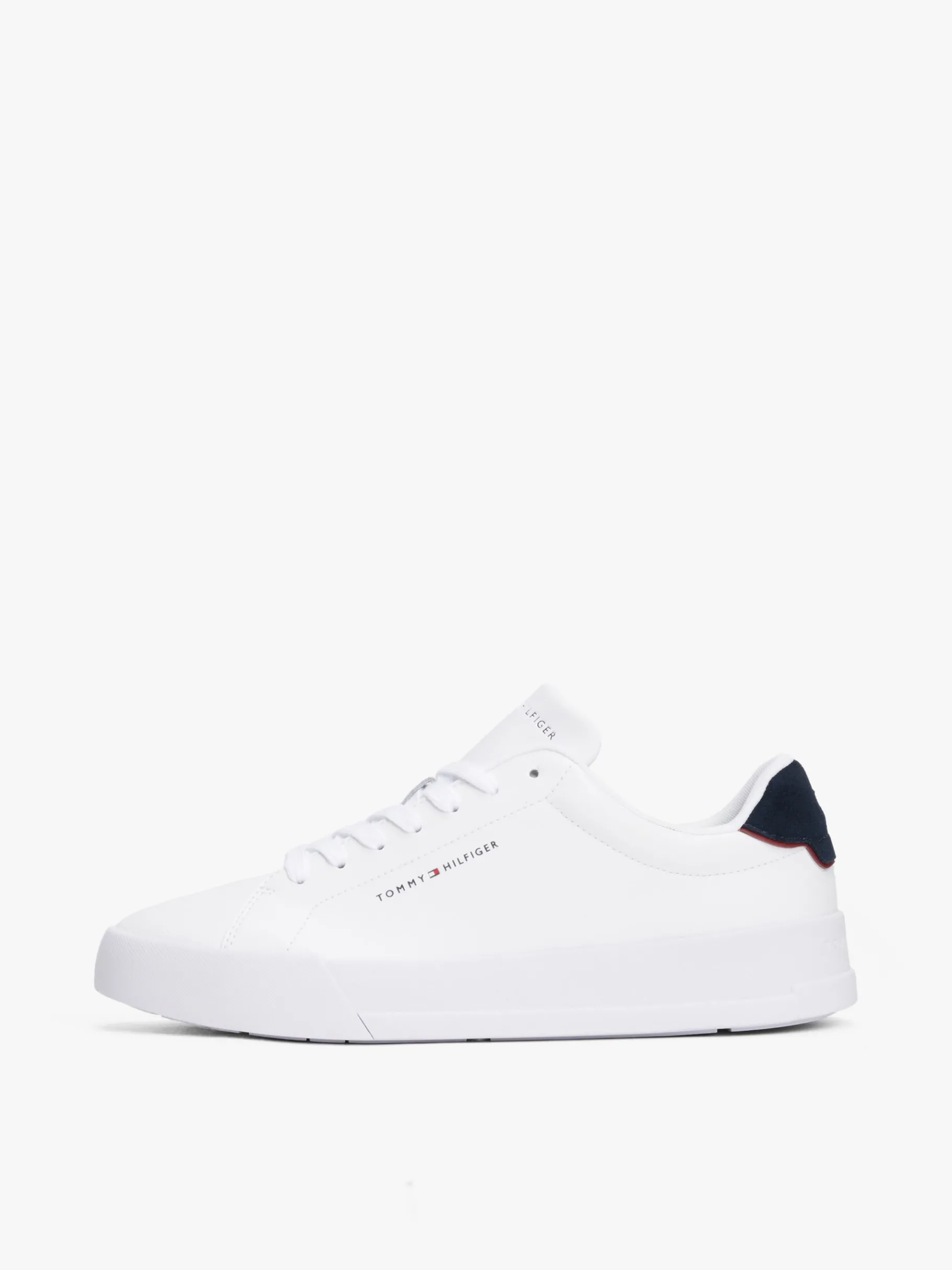 Tommy Hilfiger Court-Sneaker mit Logo WHITE/DESERT SKY Hot