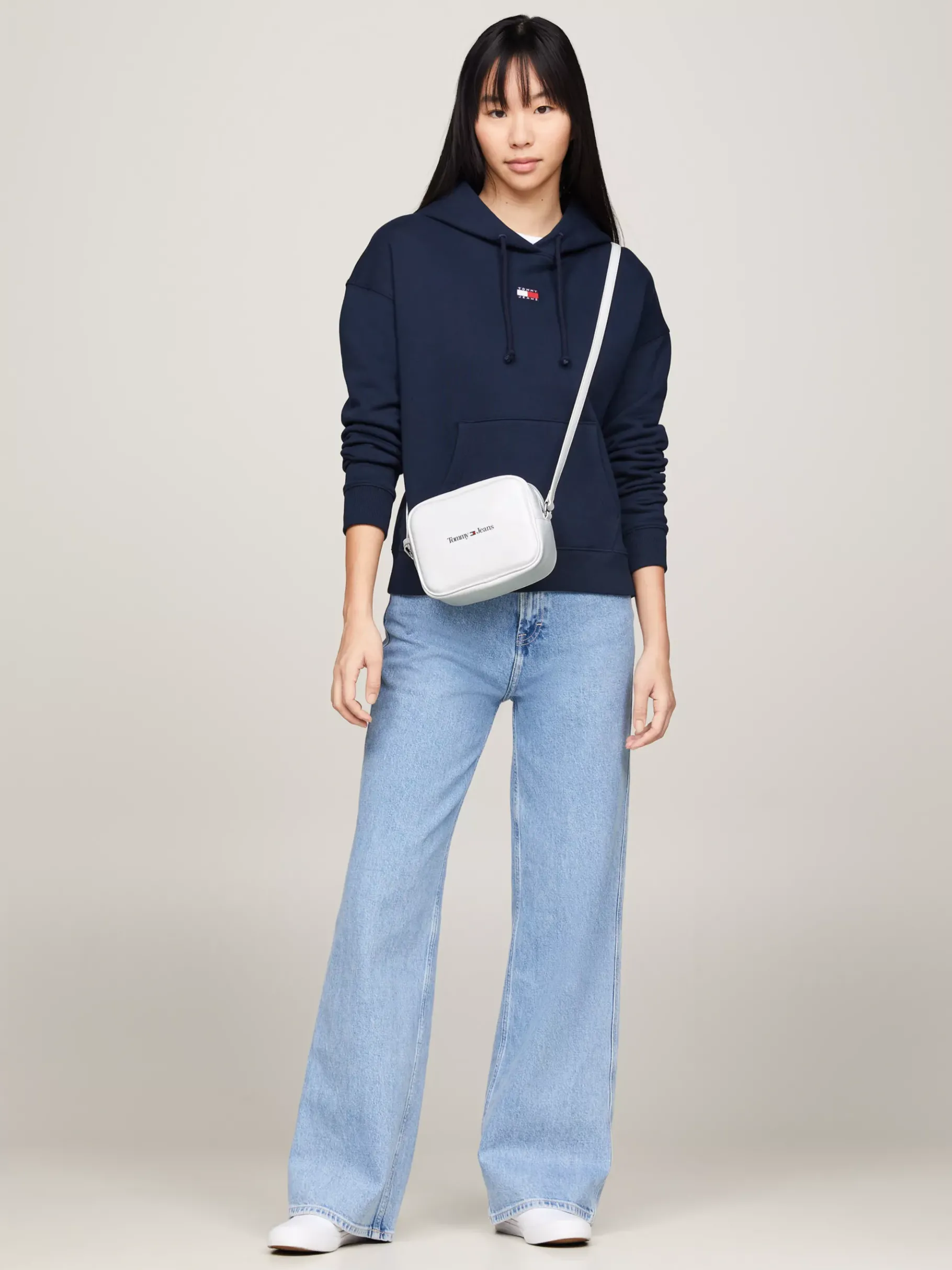 Tommy Hilfiger Crossbody-Kameratasche mit Logo WHITE Hot