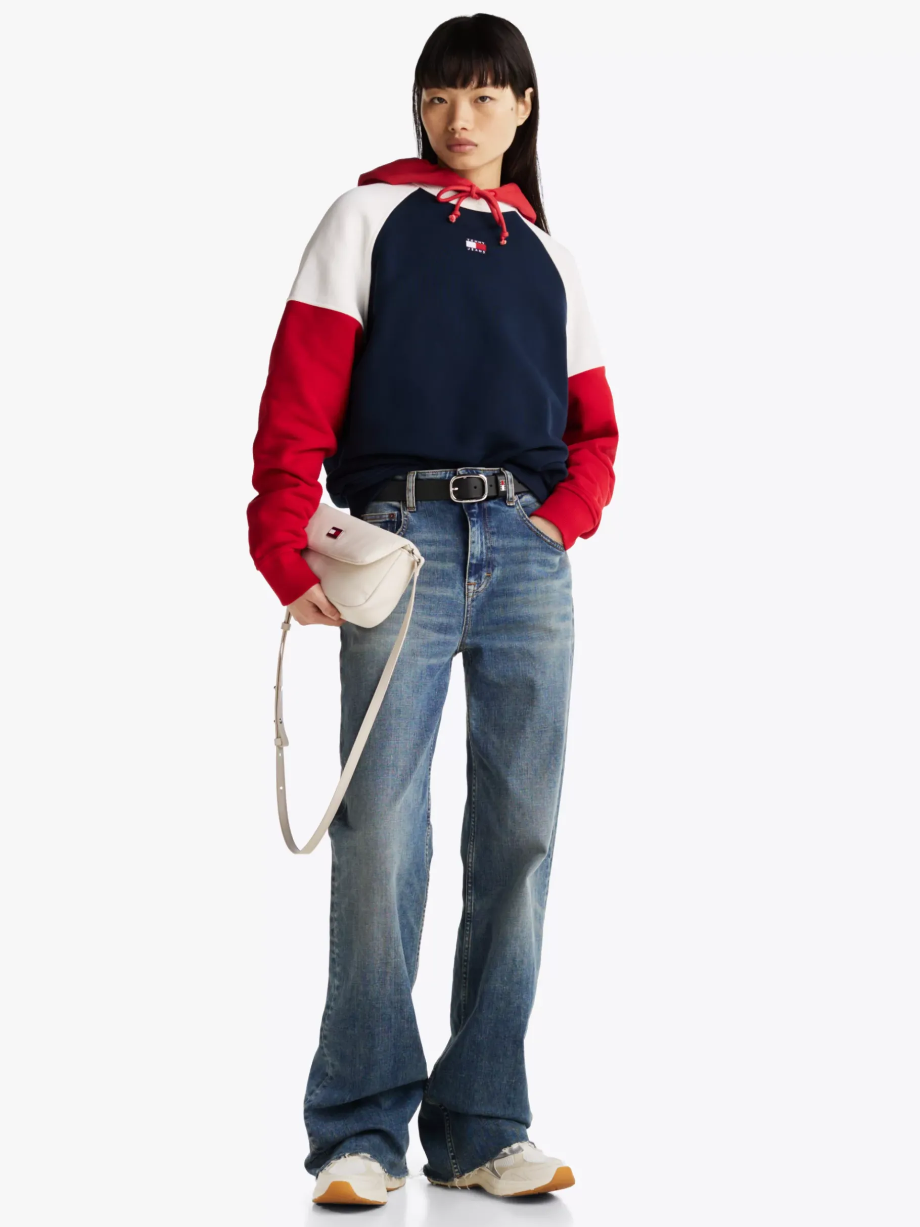Tommy Hilfiger Crossbody-Tasche mit gepolsterter Klappe NEWSPRINT Best