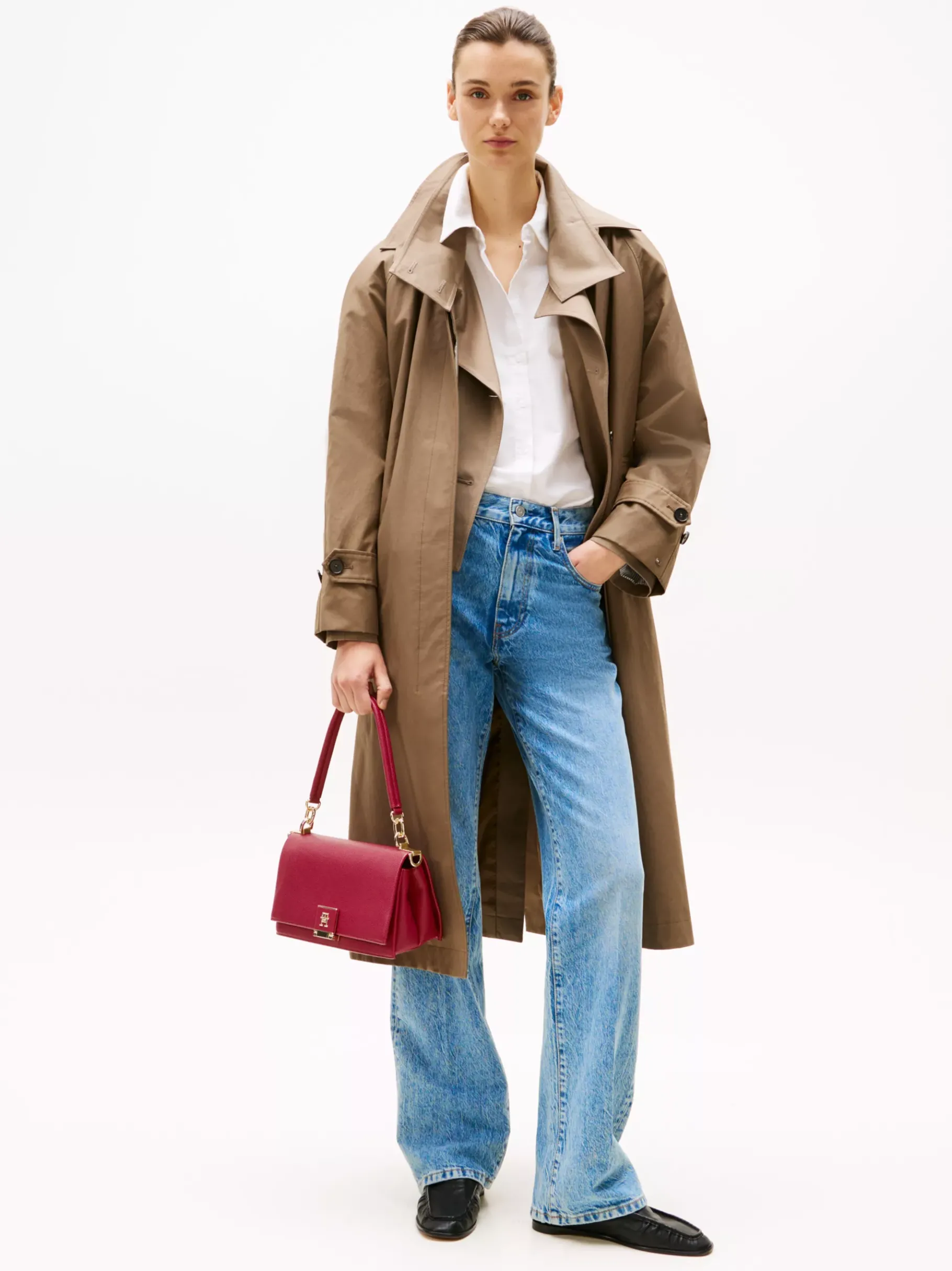 Tommy Hilfiger Crossbody-Tasche mit TH-Monogramm ROUGE Best Sale