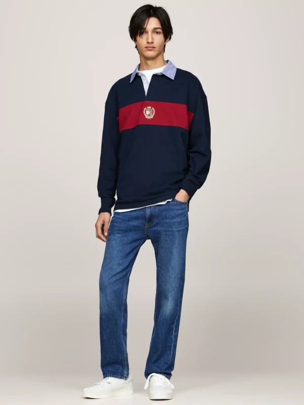 Tommy Hilfiger Cupsole-Ledersneaker mit gleichfarbigem Logo ECRU Online