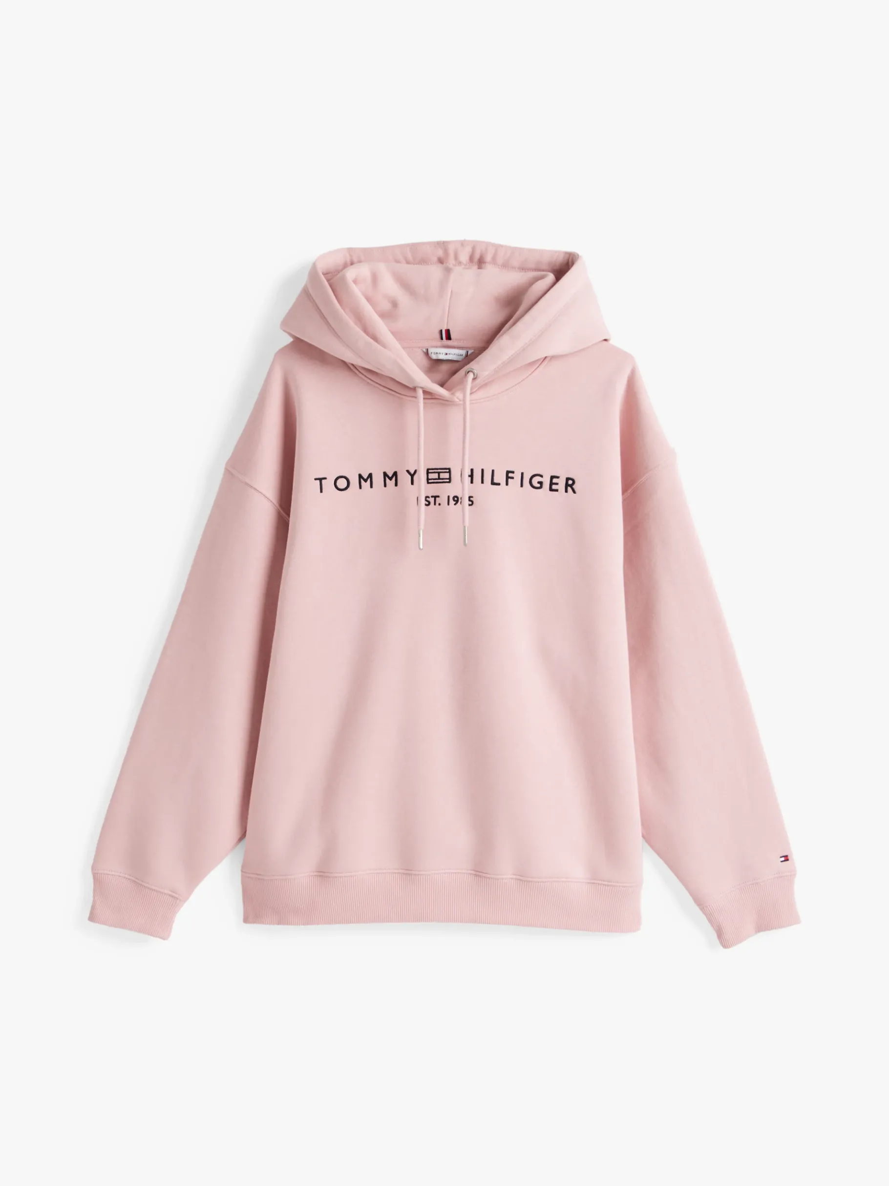 Tommy Hilfiger Curve Hoodie mit aufgesticktem Logo FOGGY PINK Clearance