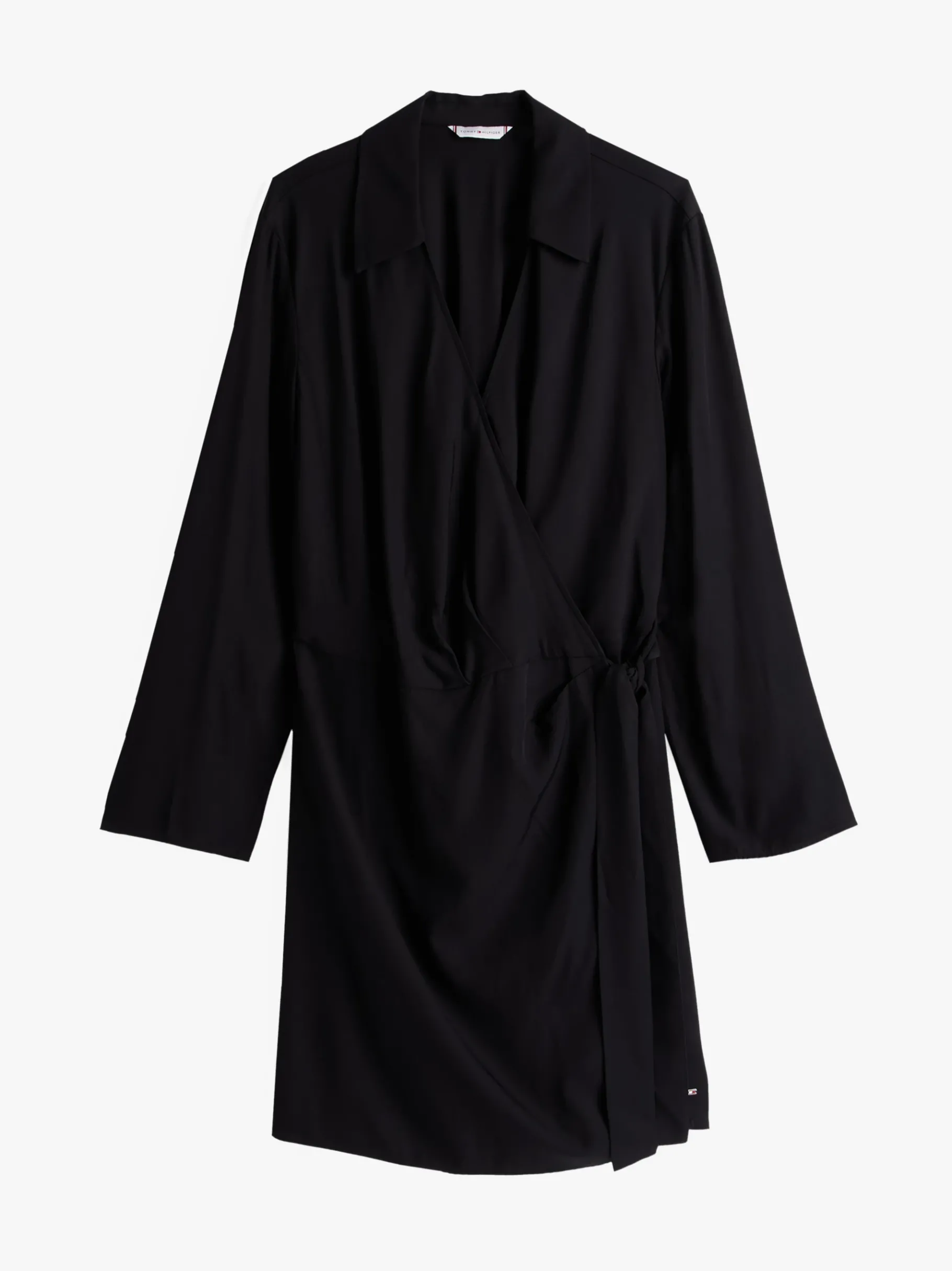 Tommy Hilfiger Curve Mini-Wickelkleid BLACK Fashion