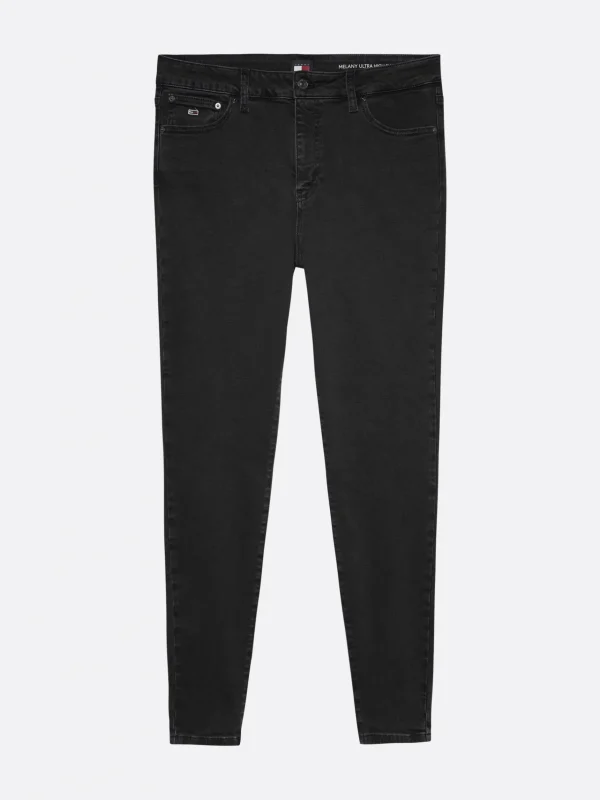Tommy Hilfiger Curve schwarze Super Skinny Jeans DENIM BLACK Cheap