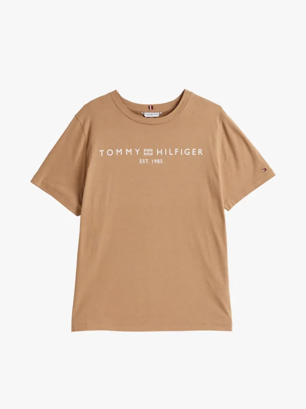 Tommy Hilfiger Curve T-Shirt mit Rundhalsausschnitt SAFARI CANVAS Flash Sale