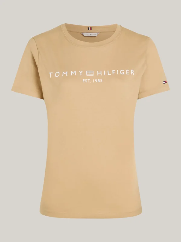 Tommy Hilfiger Curve T-Shirt mit Rundhalsausschnitt CLASSIC KHAKI Fashion