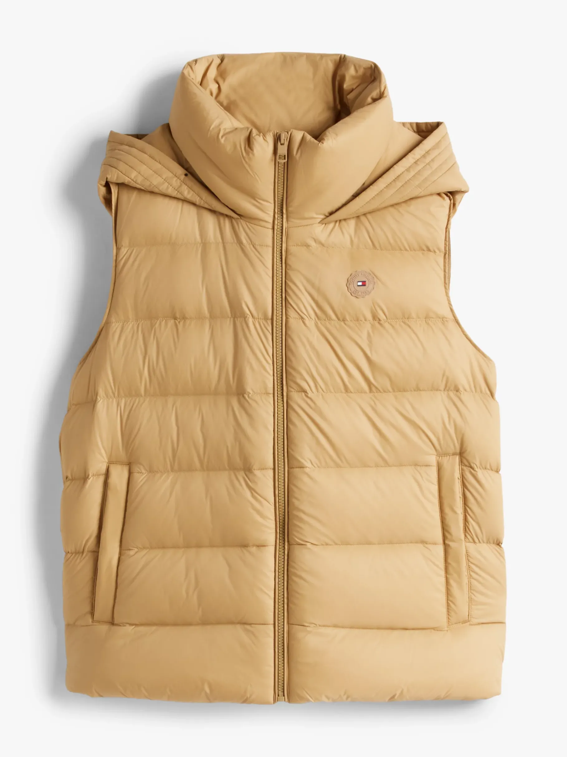 Tommy Hilfiger Curve wasserabweisende Daunenweste CLASSIC KHAKI Store