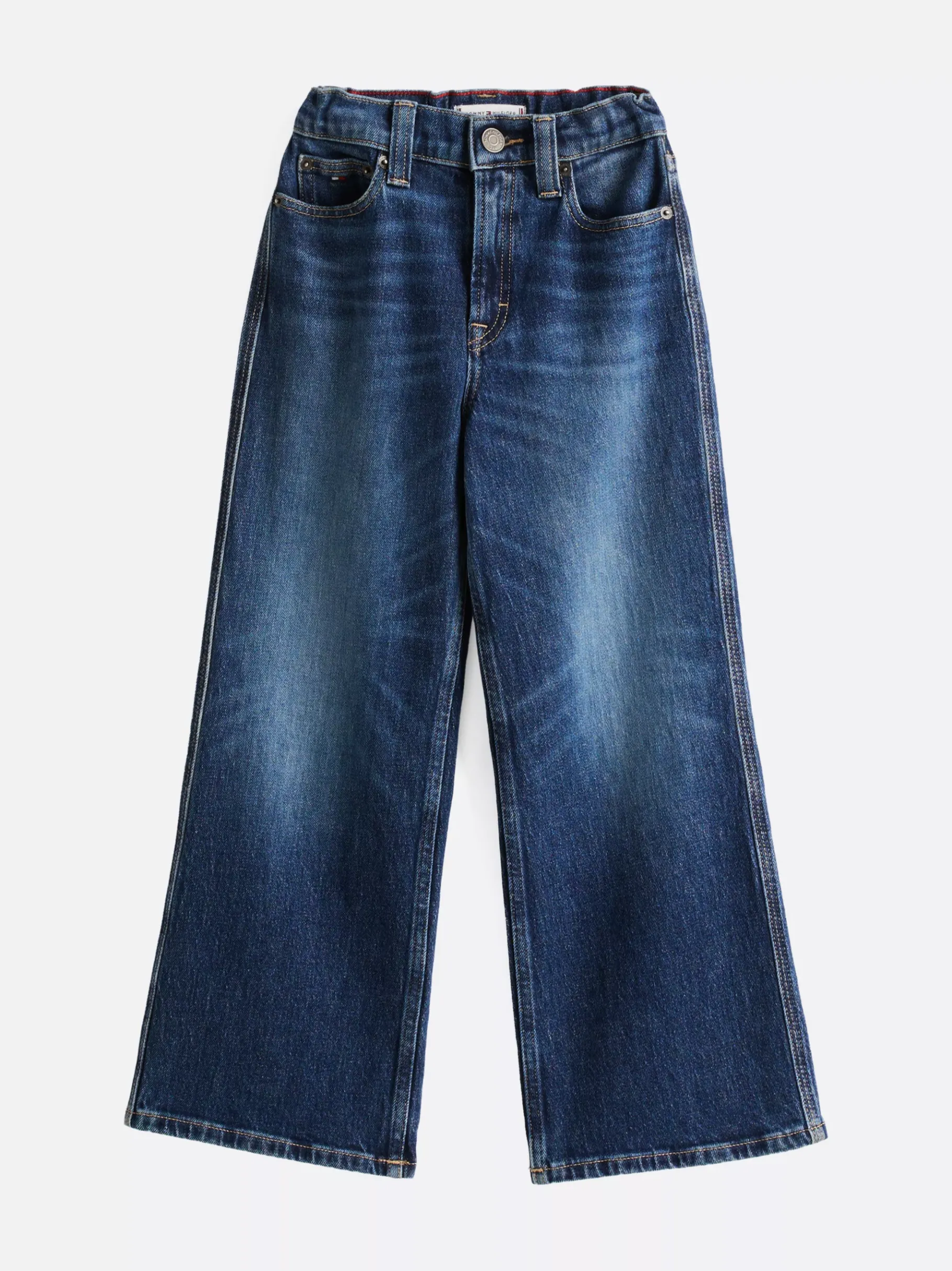 Tommy Hilfiger Wash Jeans mit weitem Bein DARK Best