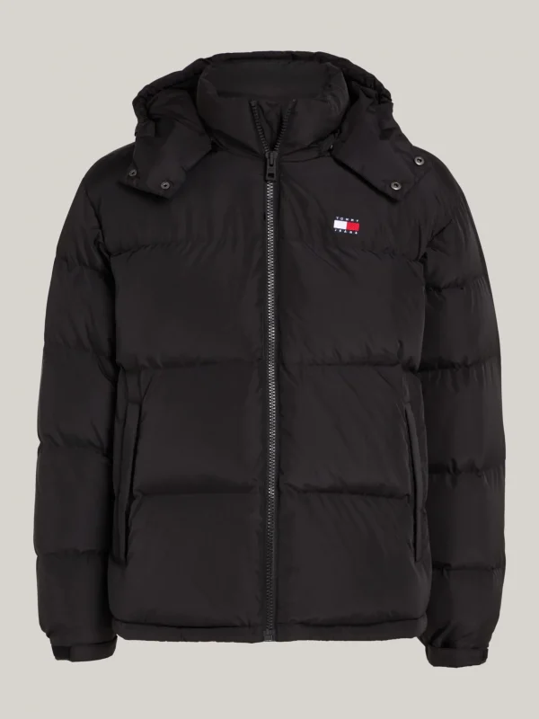 Tommy Hilfiger Daunengefüllte Alaska Puffer-Jacke BLACK Flash Sale