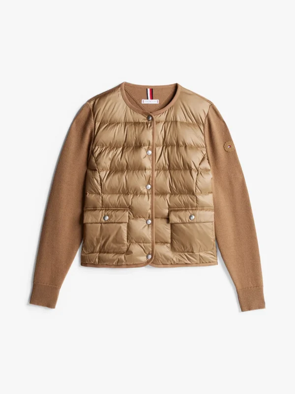 Tommy Hilfiger Daunengefüllte Kontrast-Steppjacke HICKORY Cheap