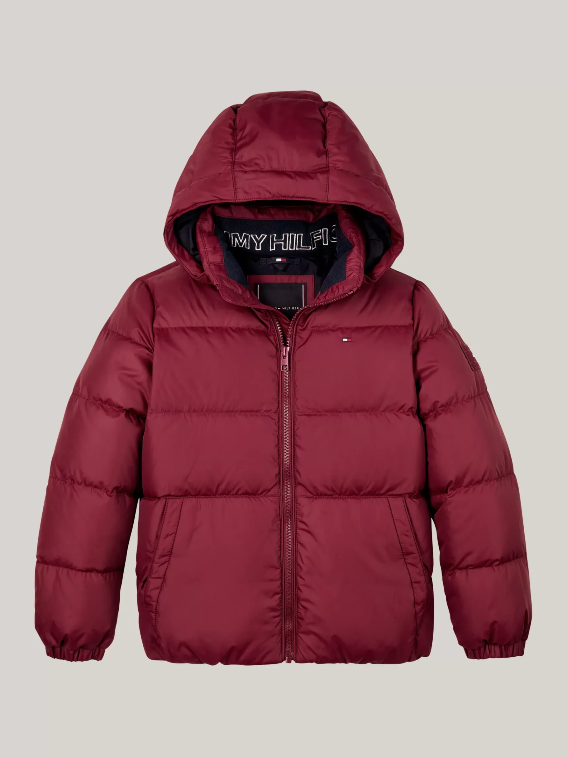 Tommy Hilfiger Daunengefüllte Relaxed Fit Puffer-Jacke DEEP ROUGE Store
