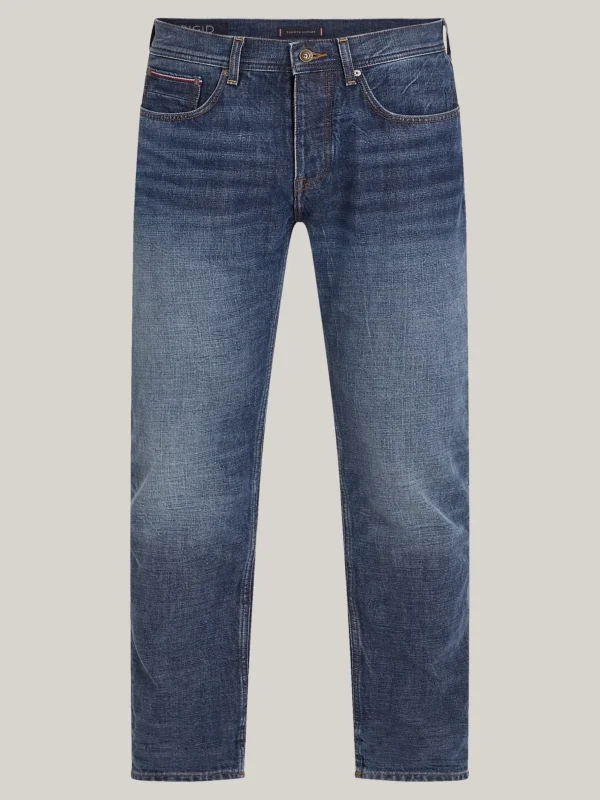 Tommy Hilfiger Denton Straight Jeans mit Fade-Effekten FOUR YEARS OWNED Discount