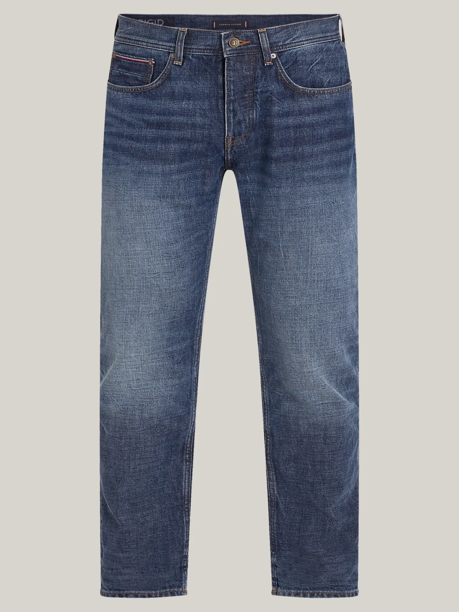 Tommy Hilfiger Denton Straight Jeans mit Fade-Effekten FOUR YEARS OWNED Discount