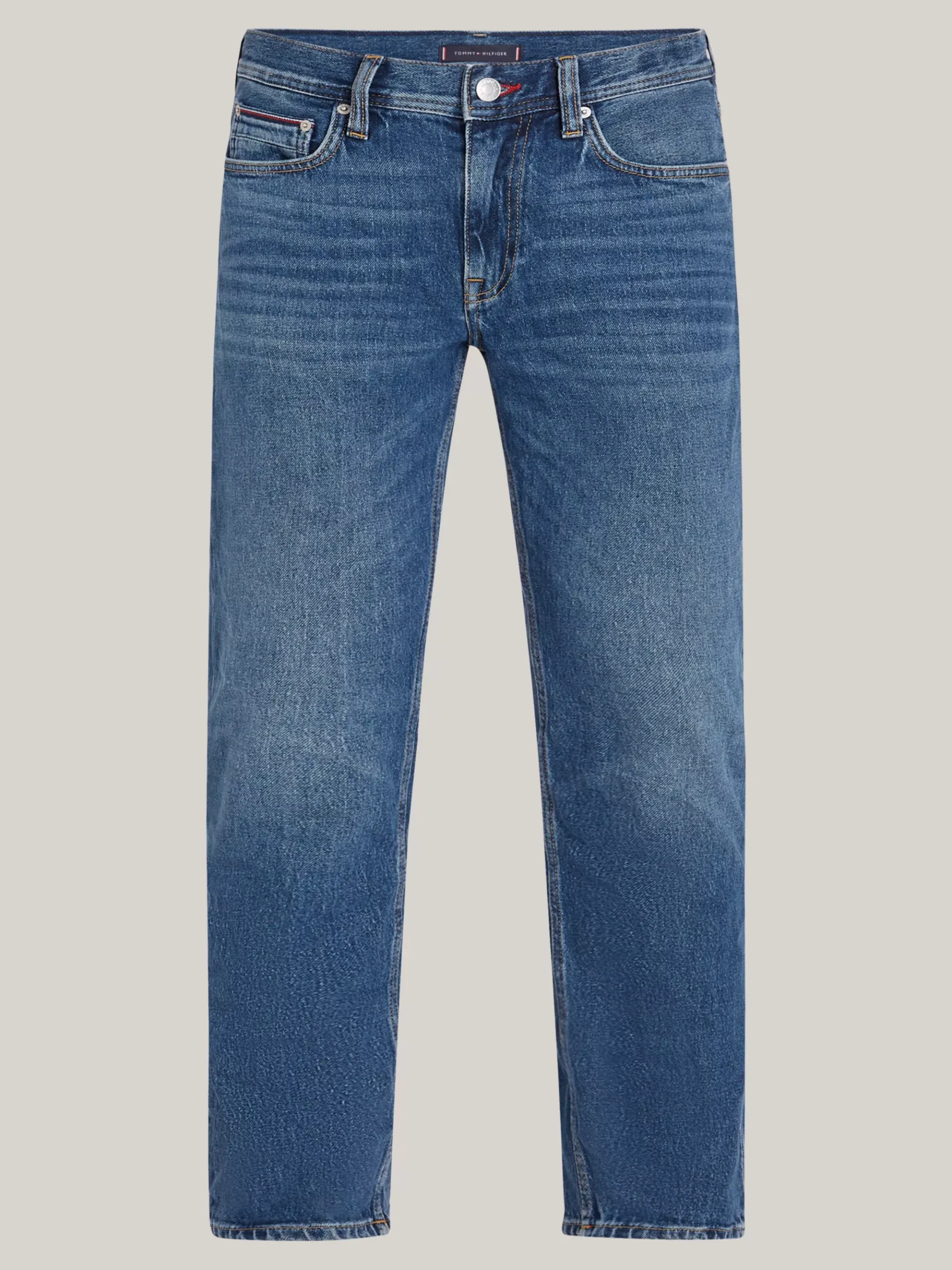 Tommy Hilfiger Denton Straight Jeans mit Fade-Effekt HIKER INDIGO Best