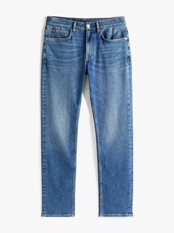 Tommy Hilfiger Denton Straight Leg Jeans mit Fade-Effekten LIGHT BLUE Best