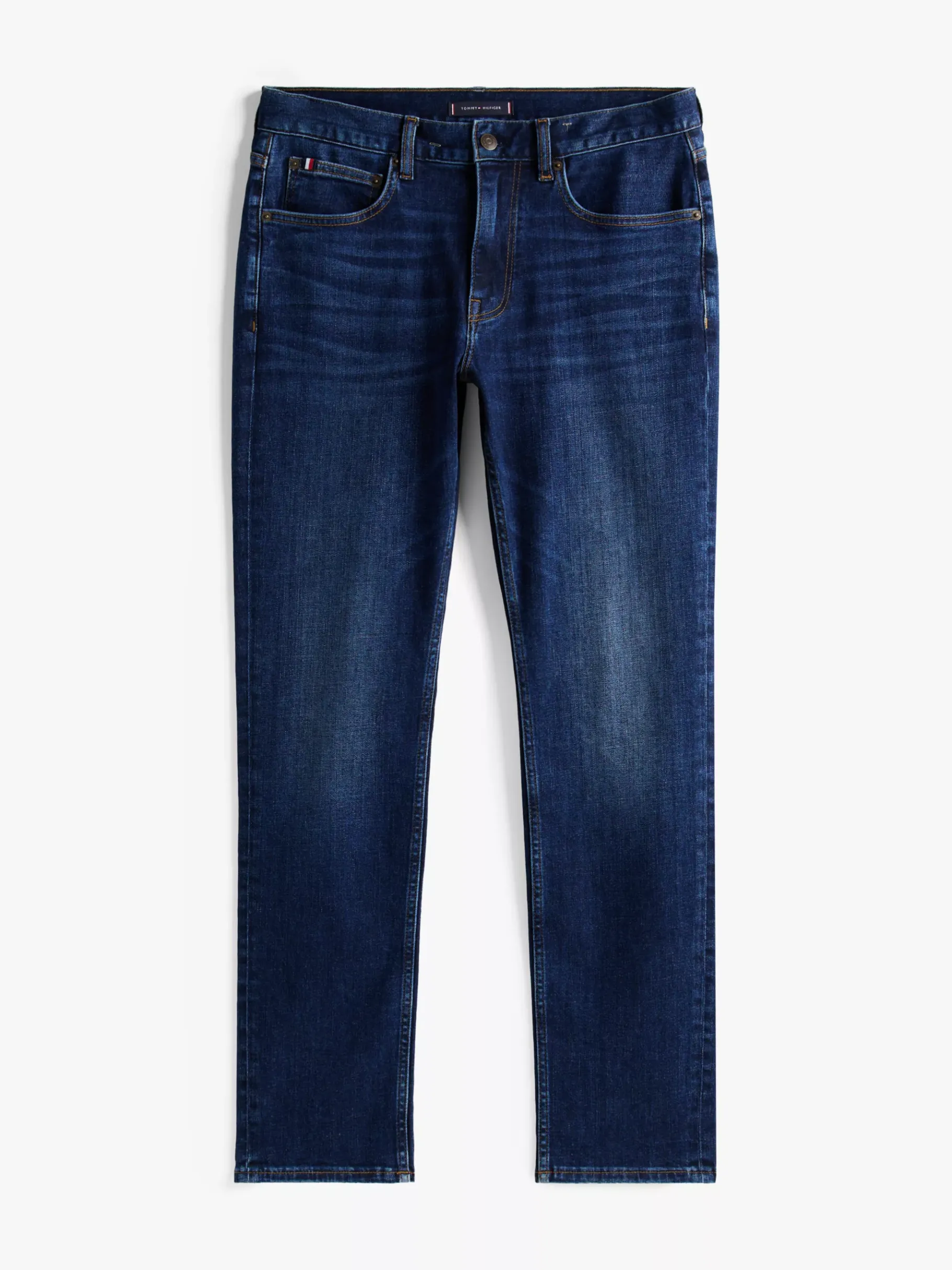 Tommy Hilfiger Denton Straight Leg Jeans mit Whisker-Effekten DARK BLUE Store