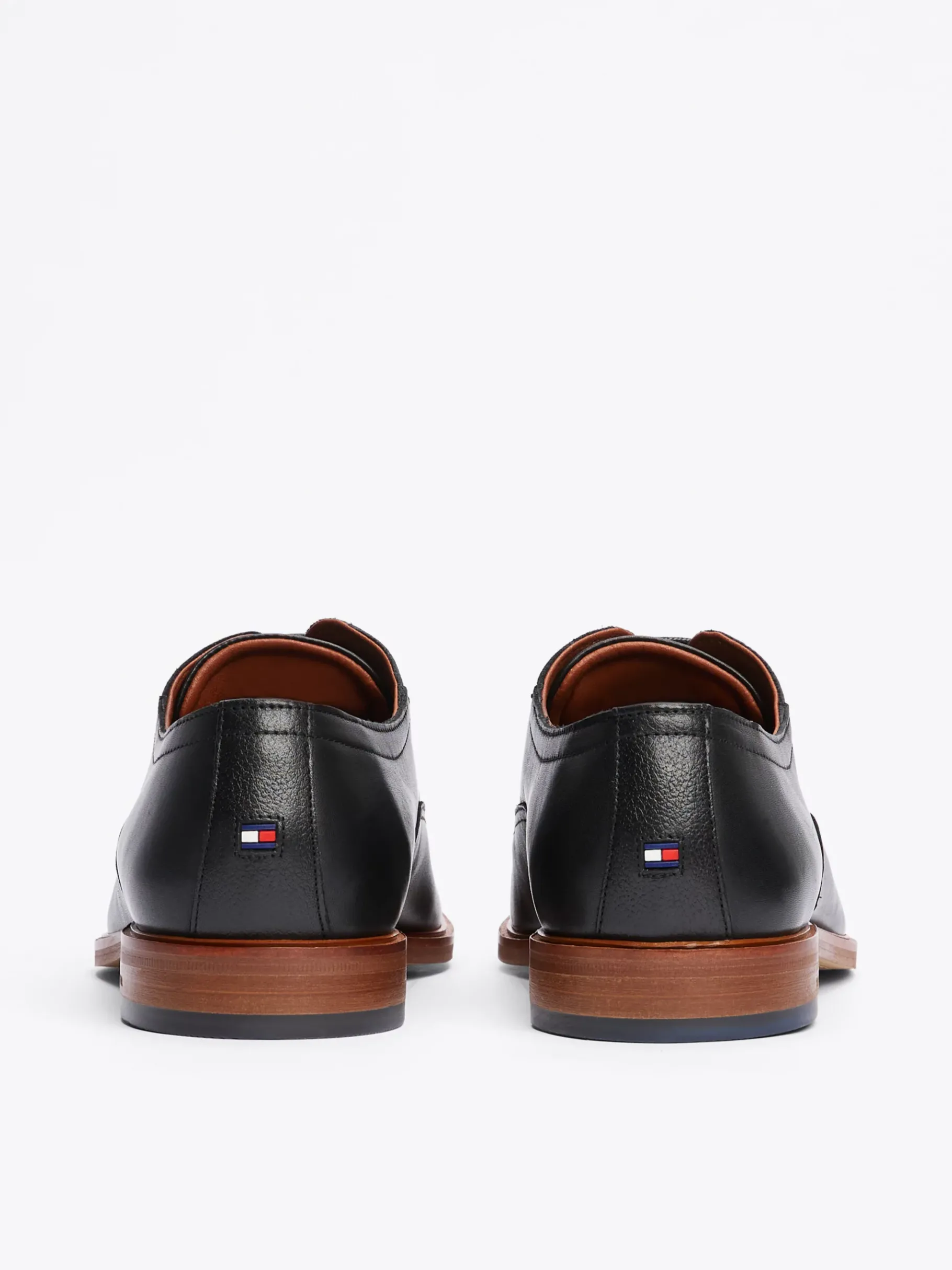 Tommy Hilfiger Derby-Schuh aus Leder BLACK Fashion