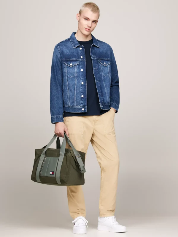 Tommy Hilfiger Dufflebag mit Kontrast-Tasche und Tommy-Badge DEEP WOODS Flash Sale