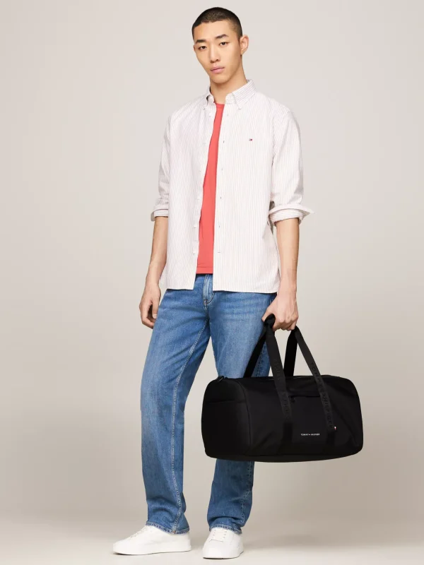 Tommy Hilfiger Dufflebag mit Schulterriemen samt Logomuster BLACK Clearance