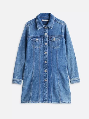 Tommy Hilfiger Durchgeknöpftes Hemdkleid aus Denim SALTANDPEPPER Shop