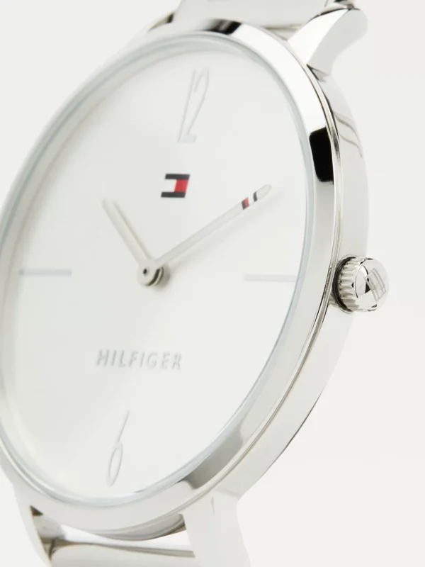 Tommy Hilfiger Edelstahl-Uhr mit Gliederarmband SILVER Hot