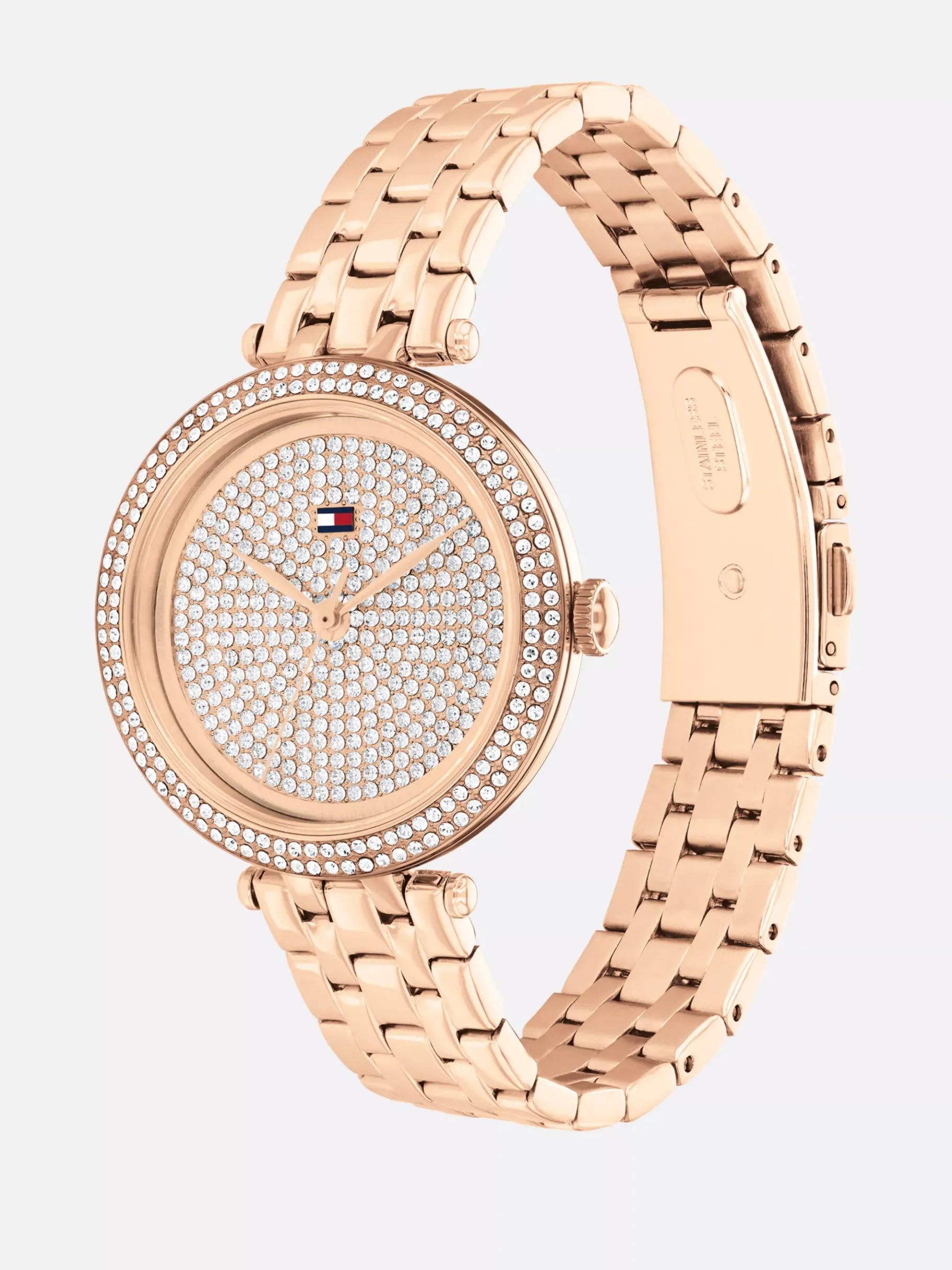 Tommy Hilfiger Edelstahluhr mit Keramik-Lünette ROSE GOLD Online