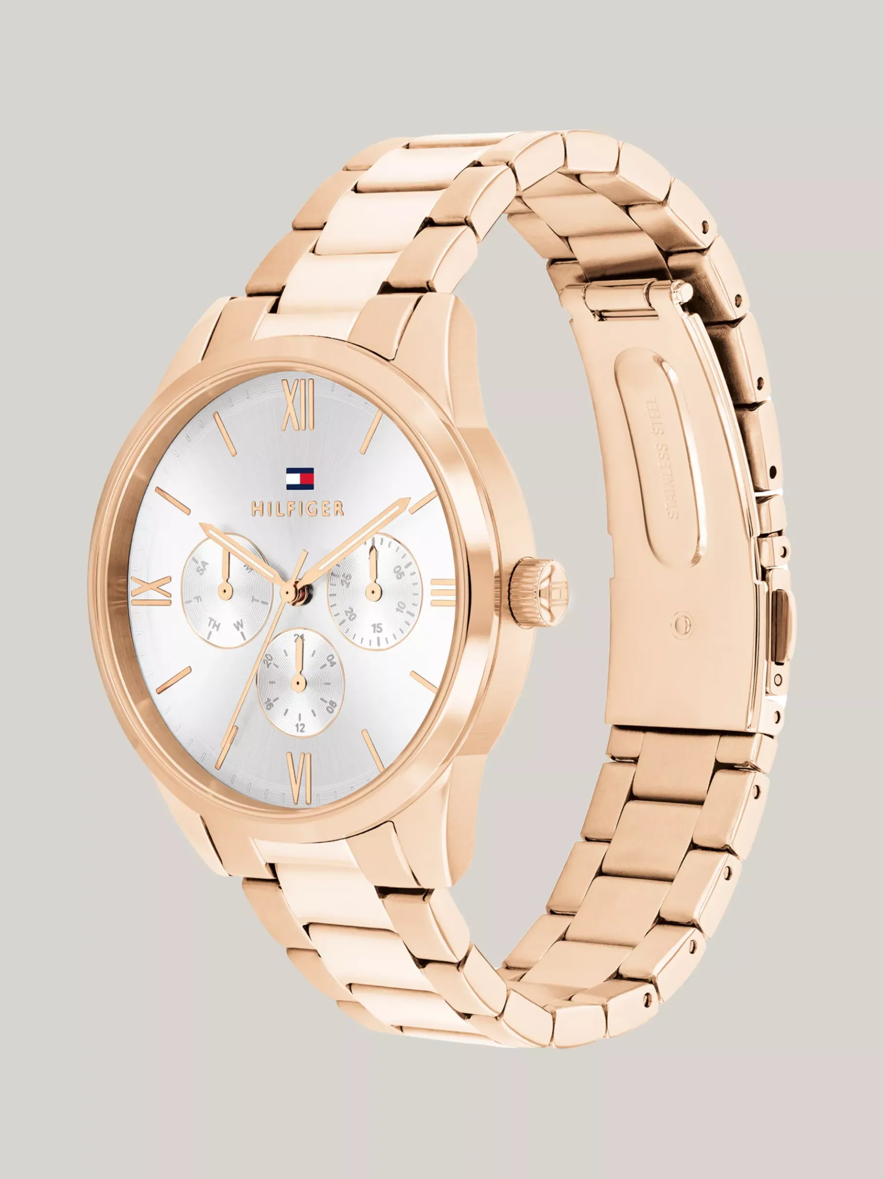 Tommy Hilfiger Edelstahluhr mit Schiebeverschluss ROSE GOLD New