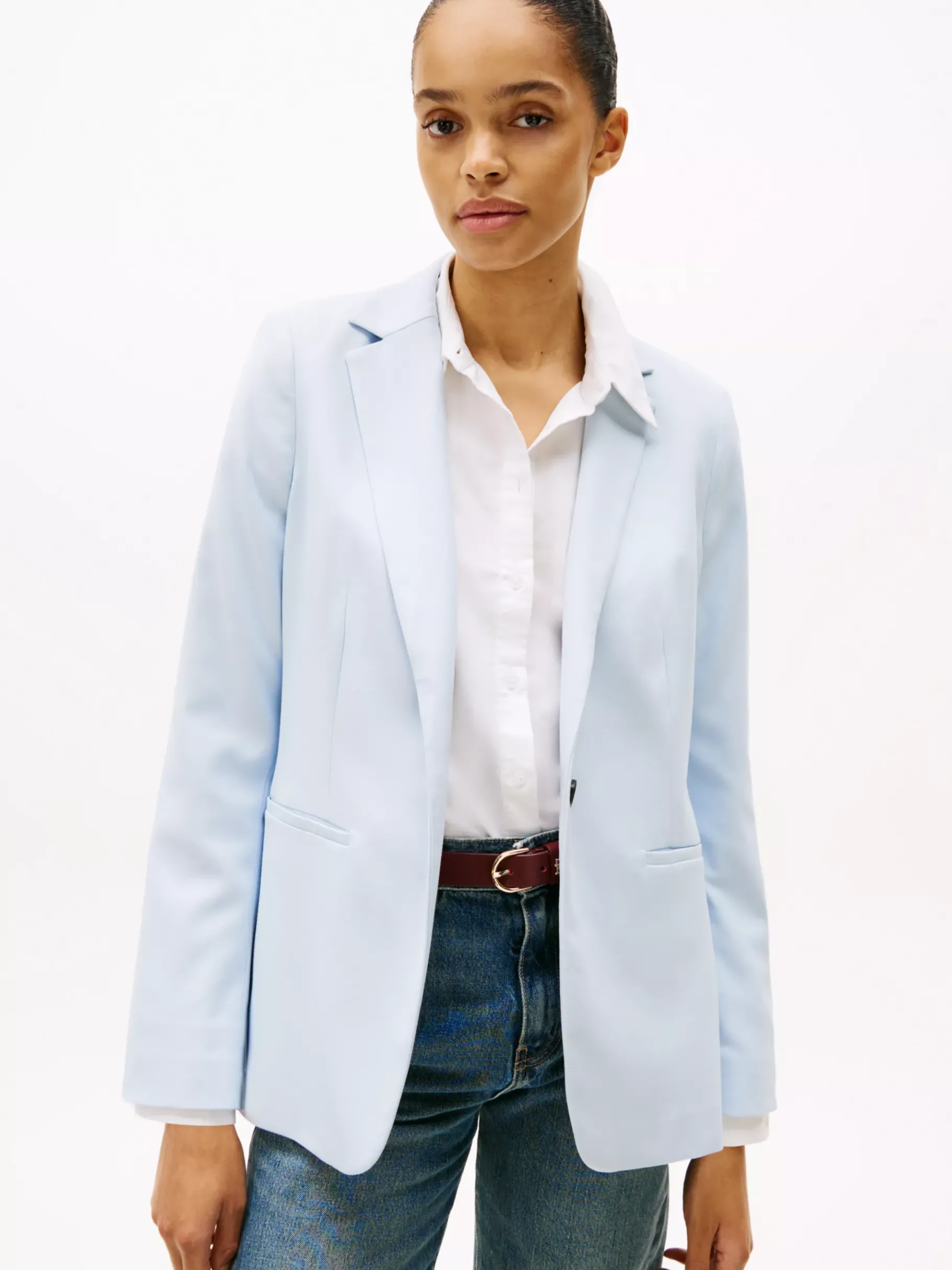 Tommy Hilfiger Einreihiger Blazer BREEZY BLUE Flash Sale