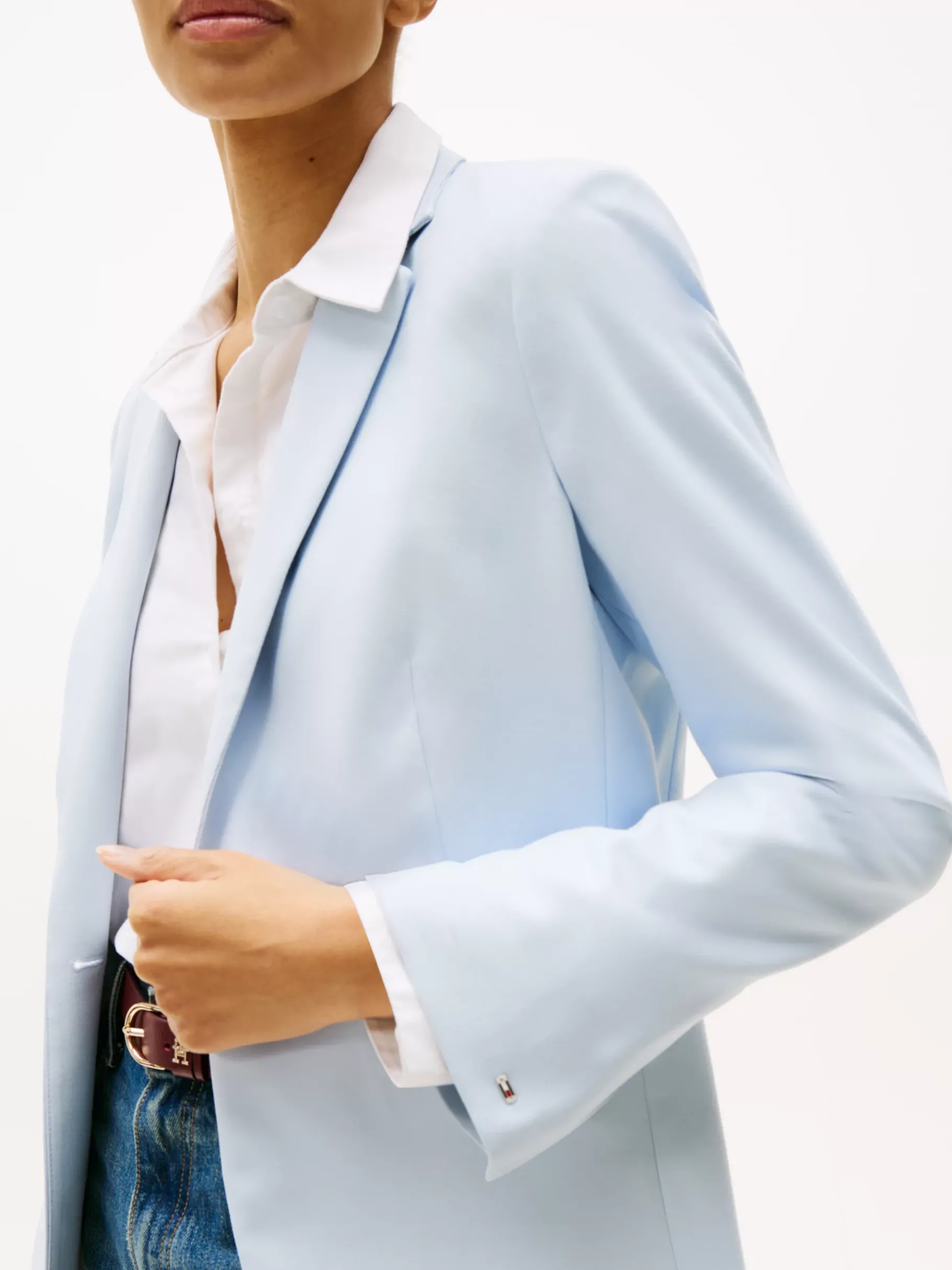 Tommy Hilfiger Einreihiger Blazer BREEZY BLUE Flash Sale