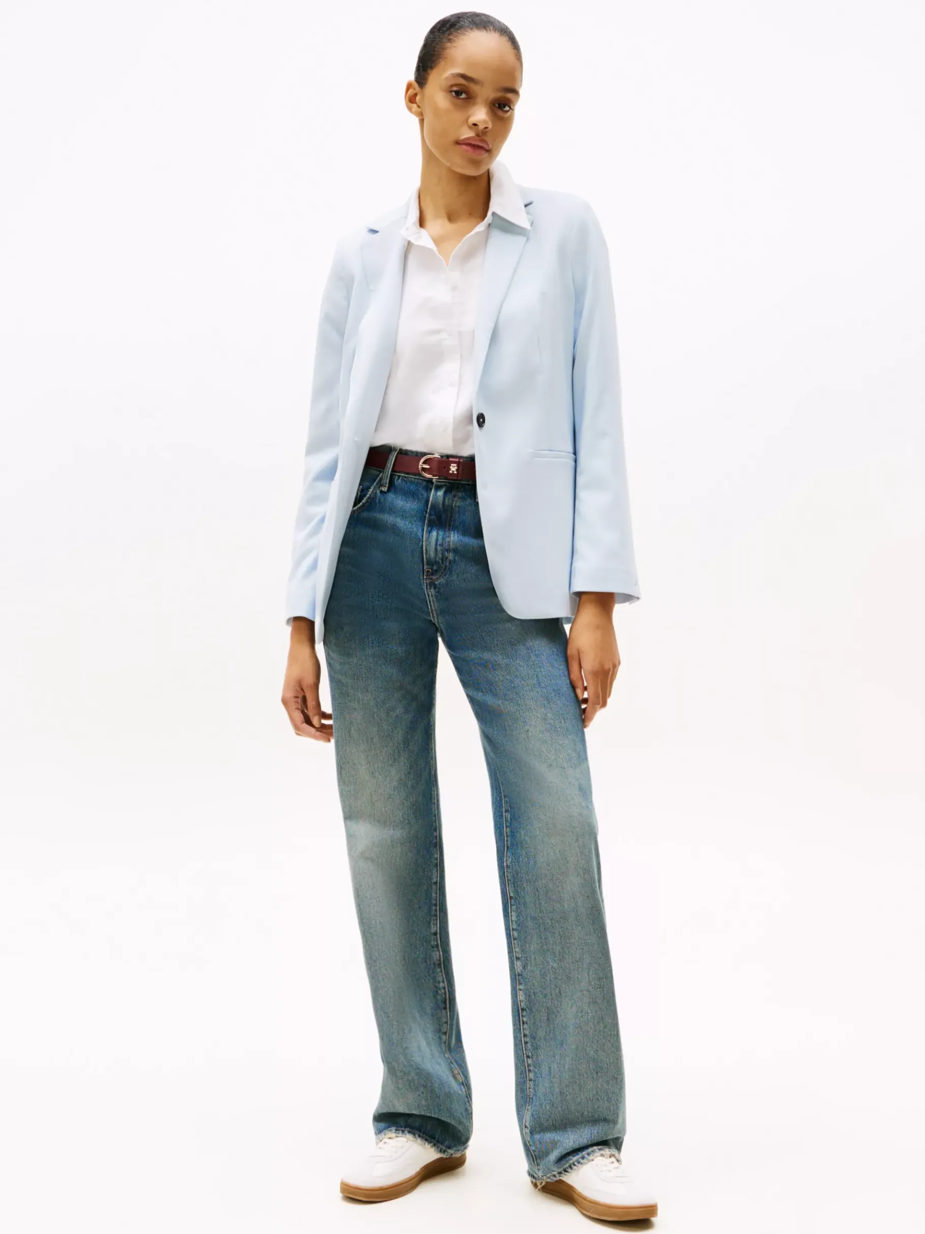 Tommy Hilfiger Einreihiger Blazer BREEZY BLUE Flash Sale