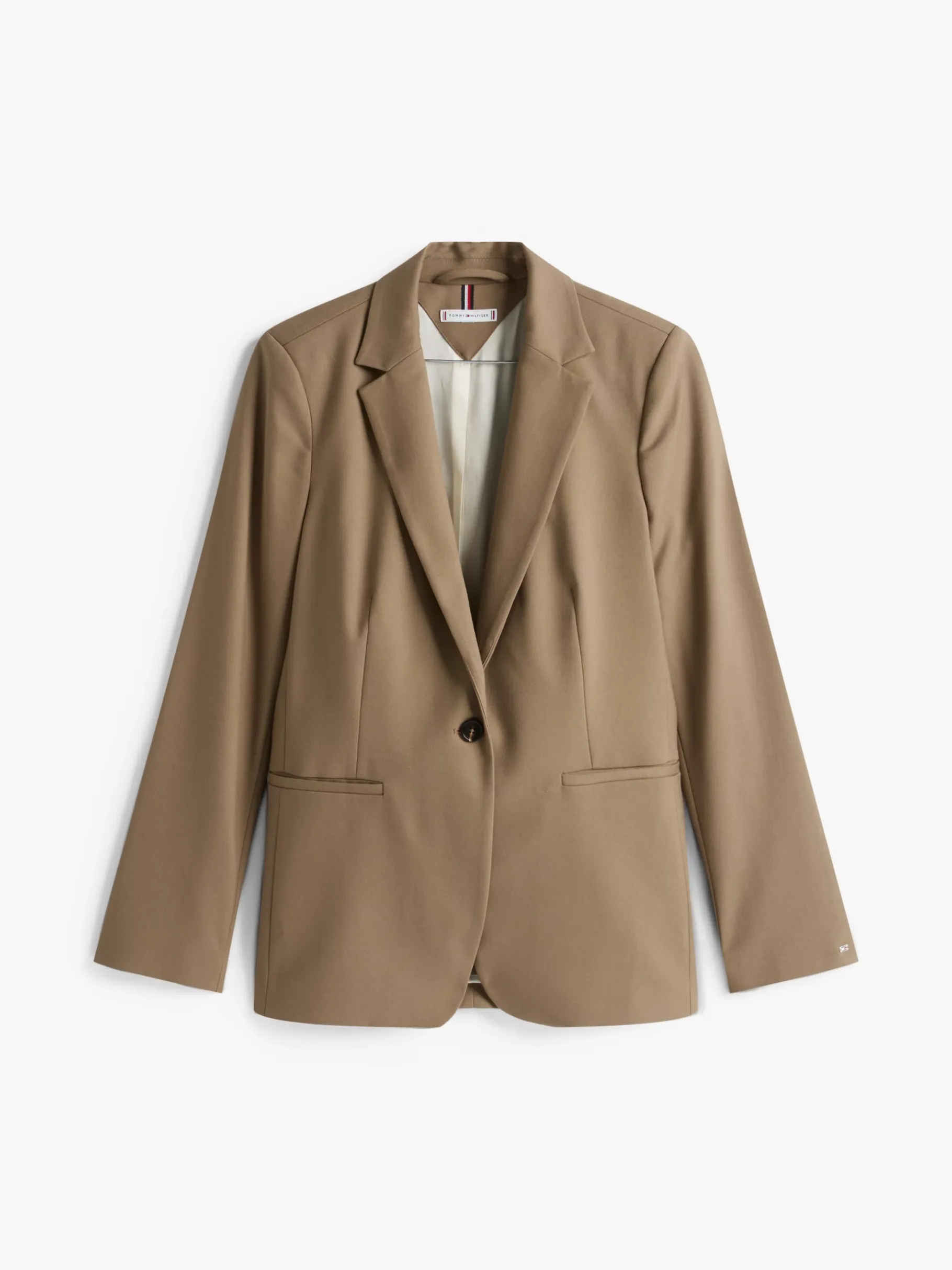 Tommy Hilfiger Einreihiger Blazer TUNDRA BROWN Best Sale