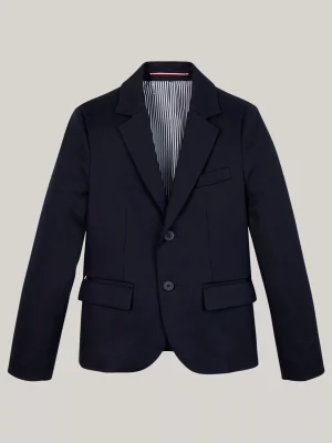 Tommy Hilfiger Einreihiges gewebtes Sakko DESERT SKY New