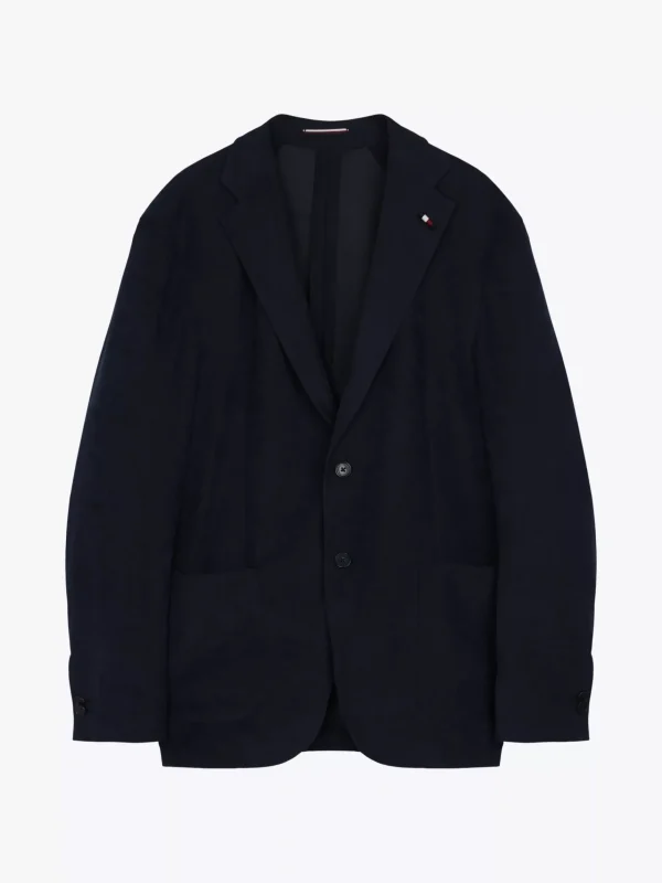 Tommy Hilfiger Einreihiges Sakko mit aufgesetzten Taschen BLUE Outlet
