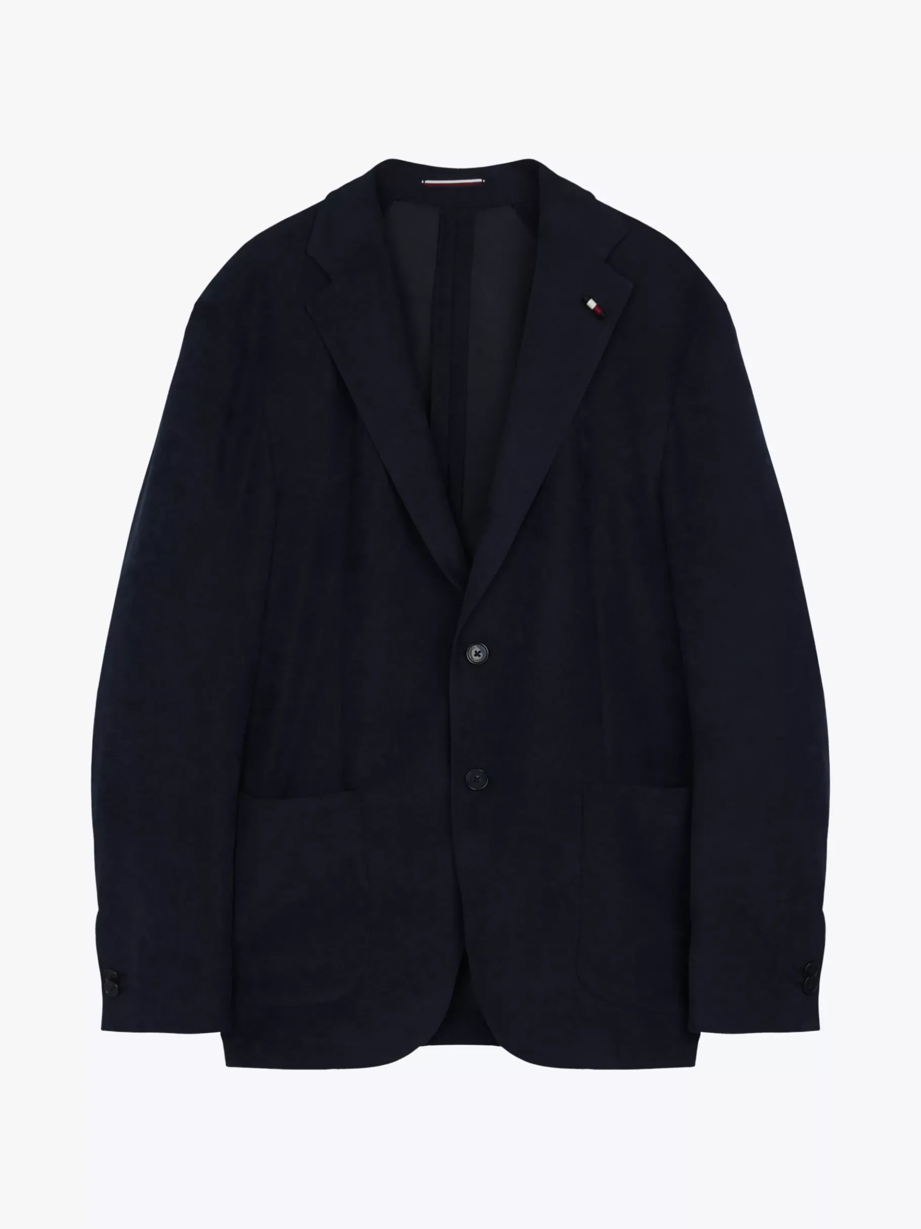 Tommy Hilfiger Einreihiges Sakko mit aufgesetzten Taschen BLUE Outlet