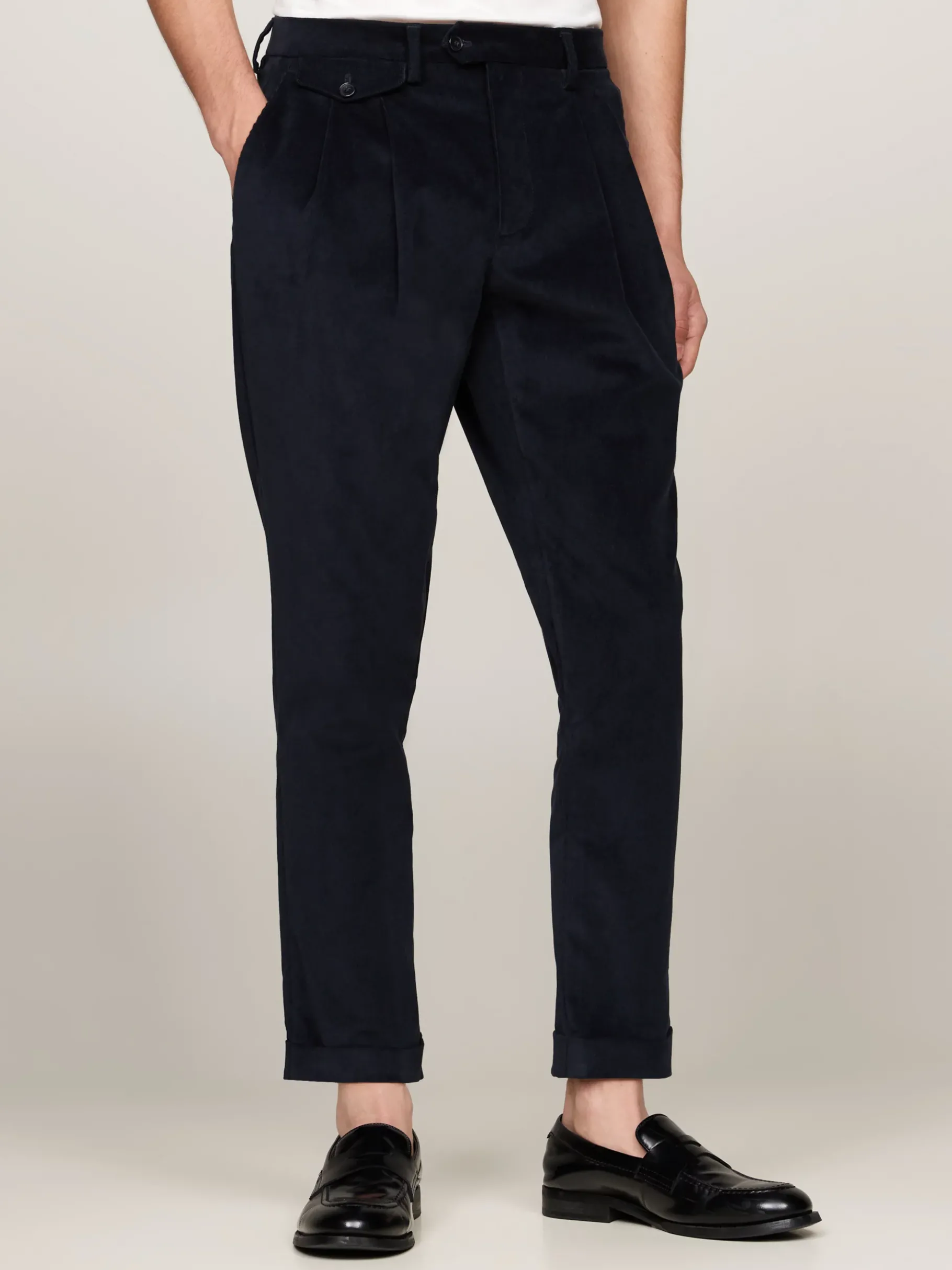Tommy Hilfiger Elegante Cordhose BLUE Store