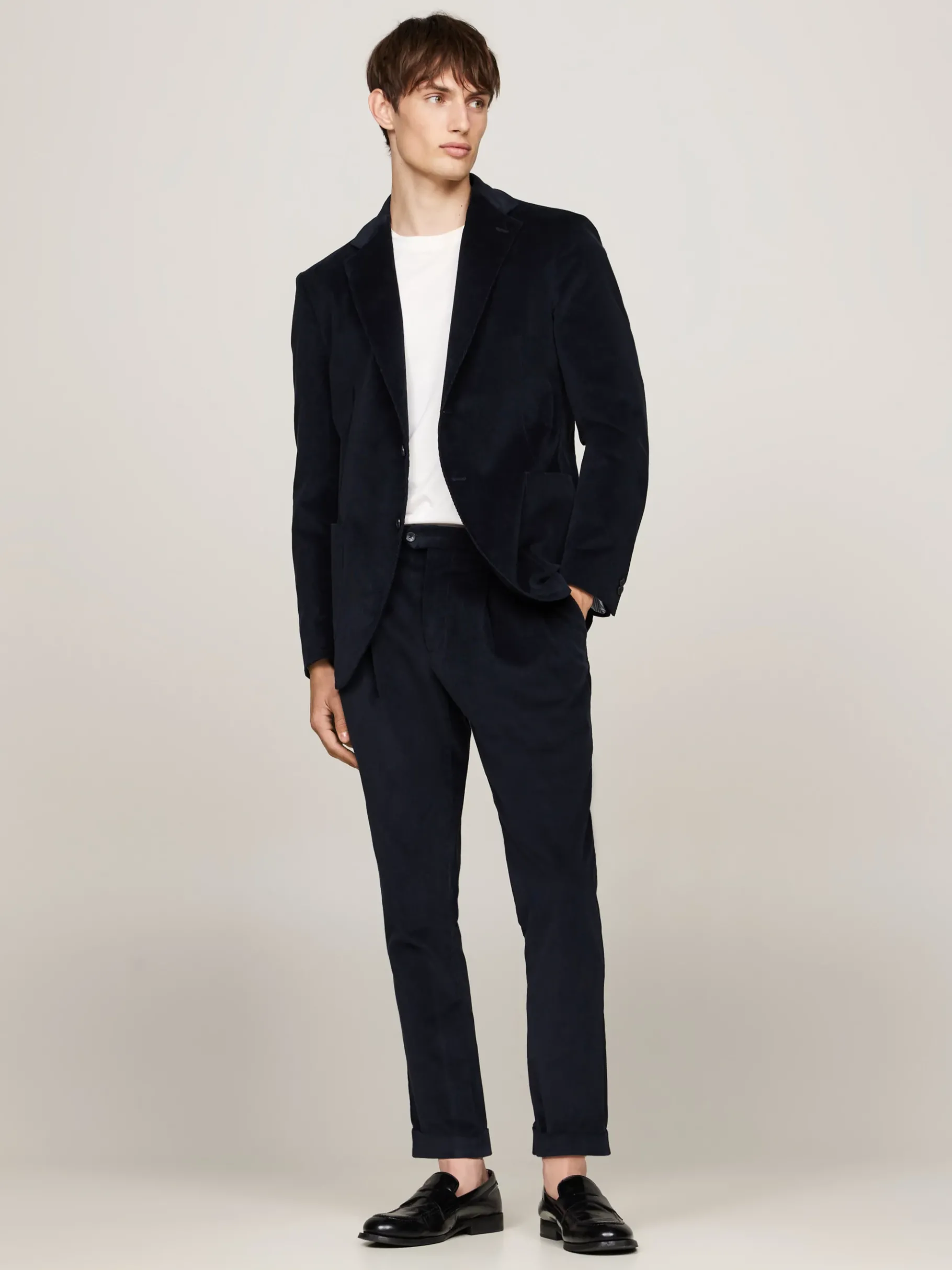 Tommy Hilfiger Elegante Cordhose BLUE Store