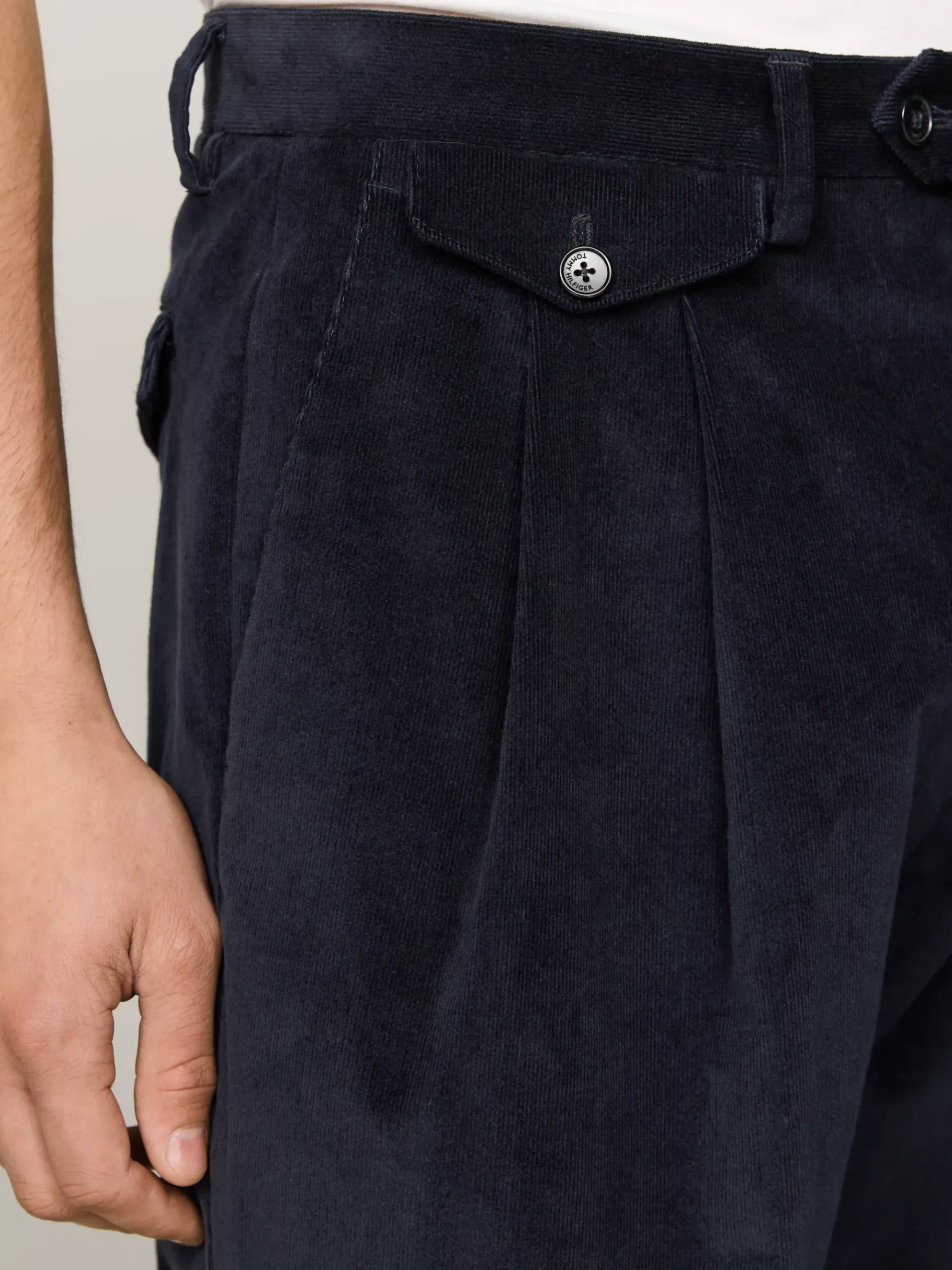 Tommy Hilfiger Elegante Cordhose BLUE Store