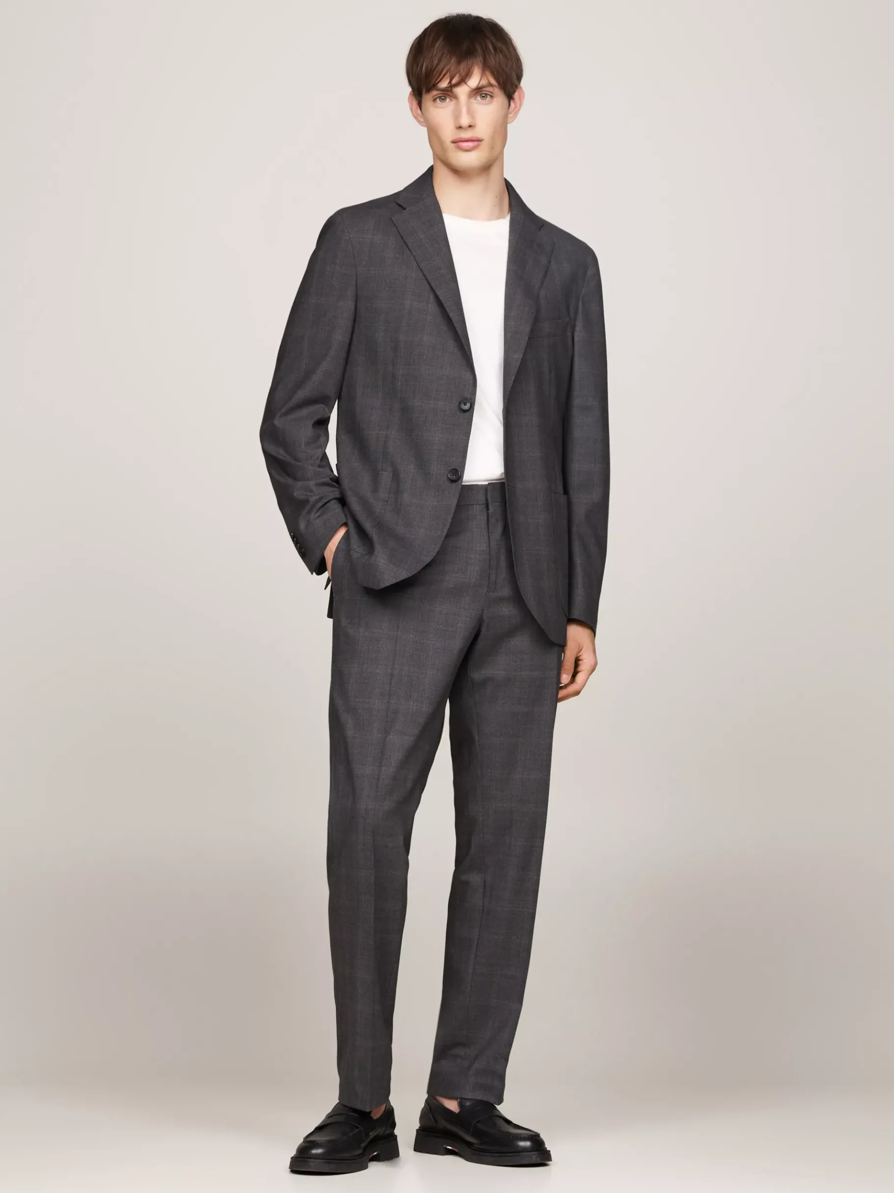 Tommy Hilfiger Elegante karierte Hose GREY Fashion