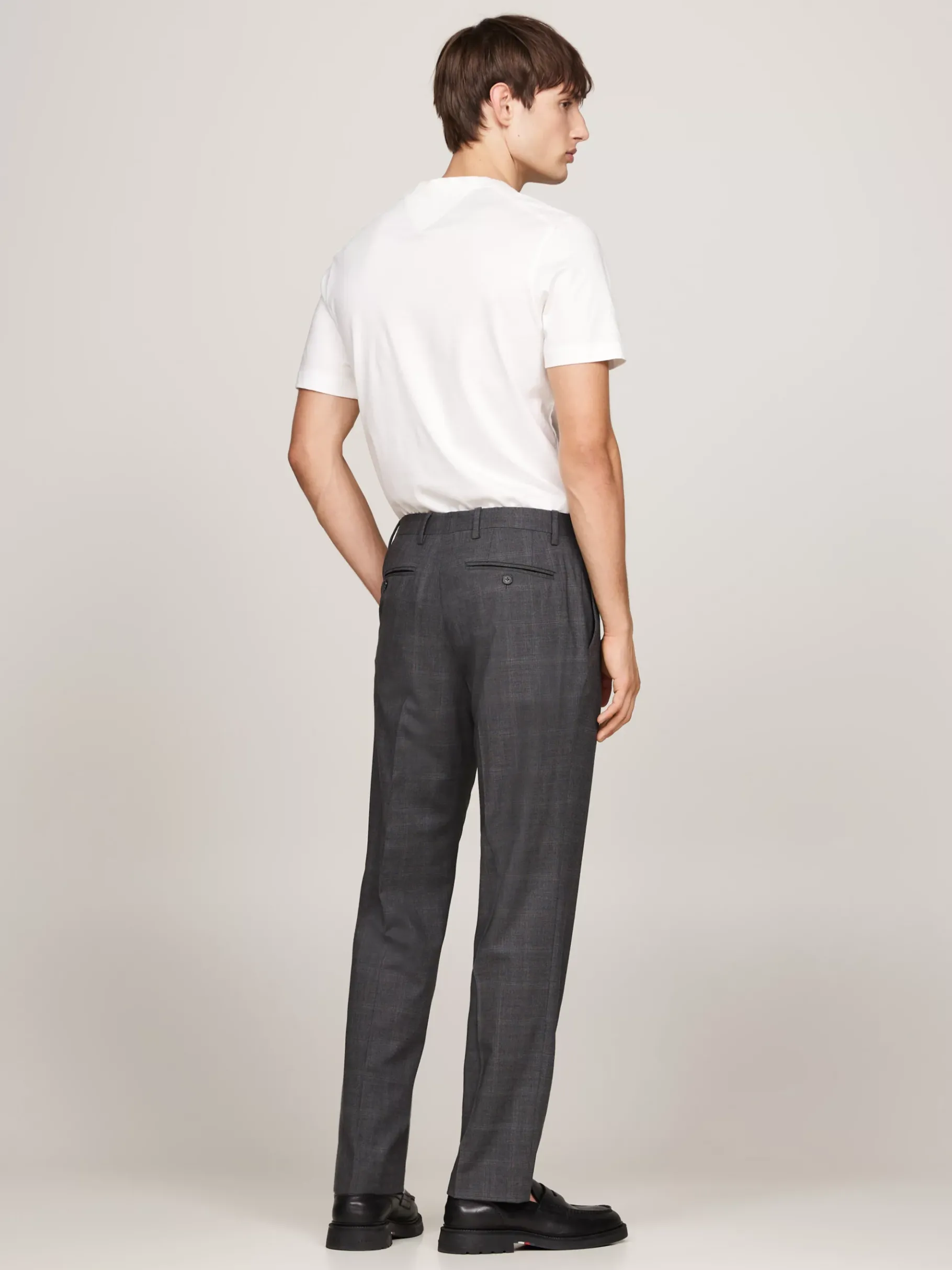 Tommy Hilfiger Elegante karierte Hose GREY Fashion