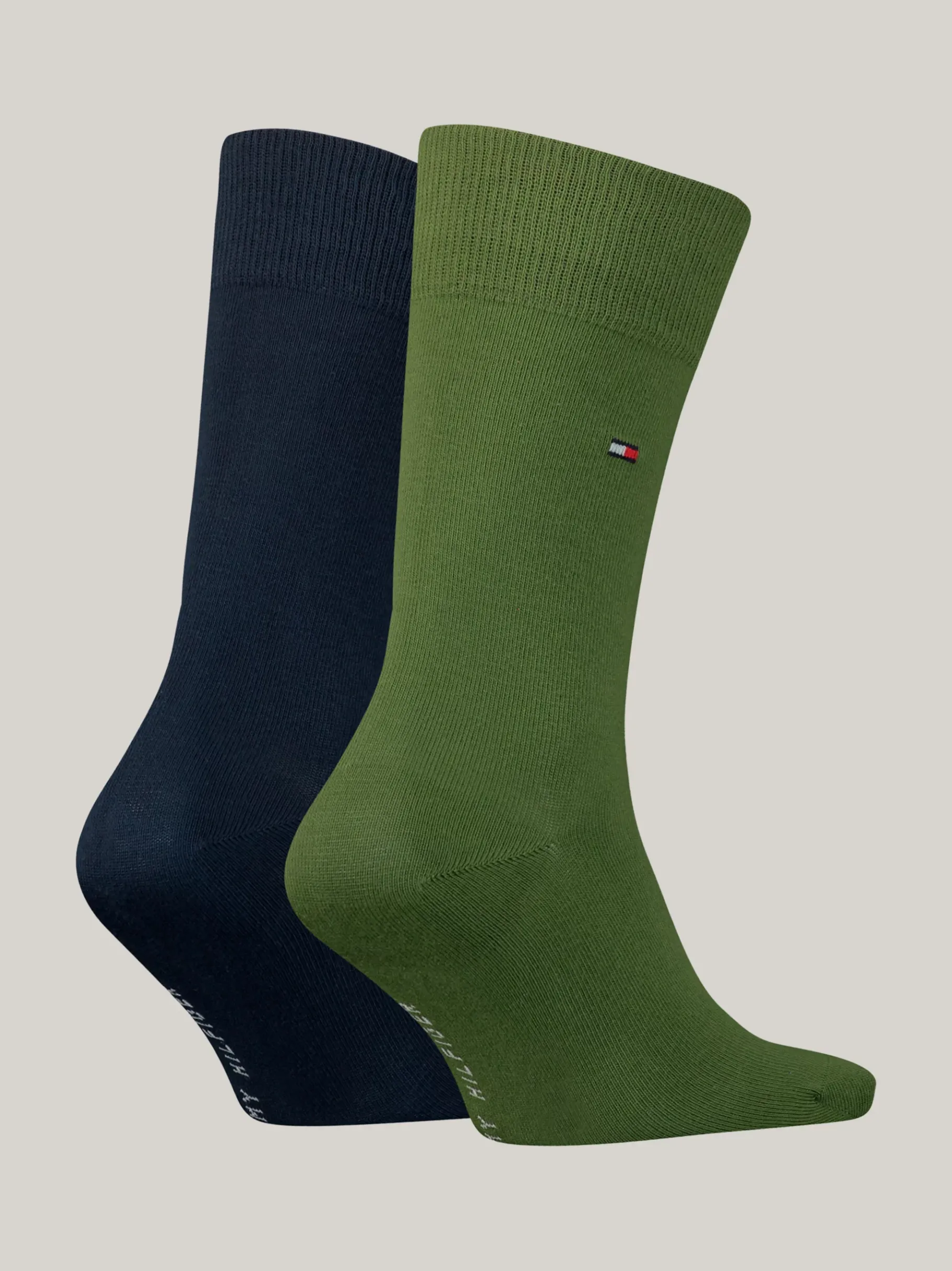 Tommy Hilfiger 2er-Pack Classic Socken mit Flag-Stickerei ARMY GREEN Online