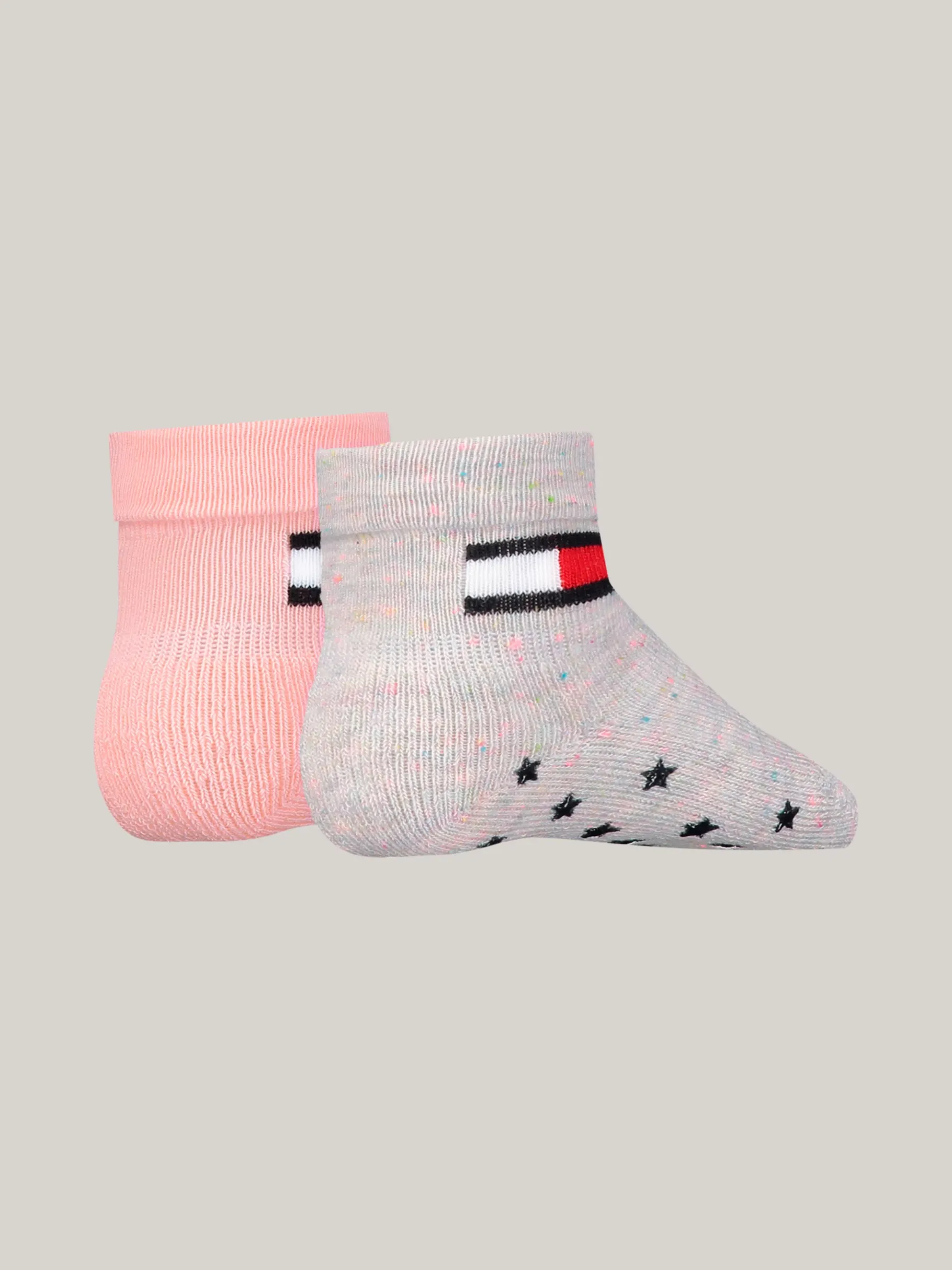 Tommy Hilfiger 2er-Pack Classics Haussocken mit Umschlag PINK COMBO Best