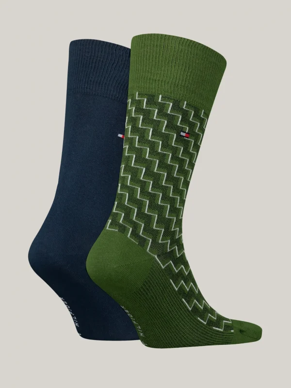 Tommy Hilfiger 2er-Pack Classics Socken mit Birdseye-Muster ARMY GREEN Sale