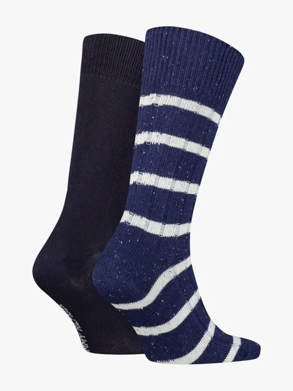 Tommy Hilfiger 2er-Pack Classics Socken mit Streifen NAVY Sale
